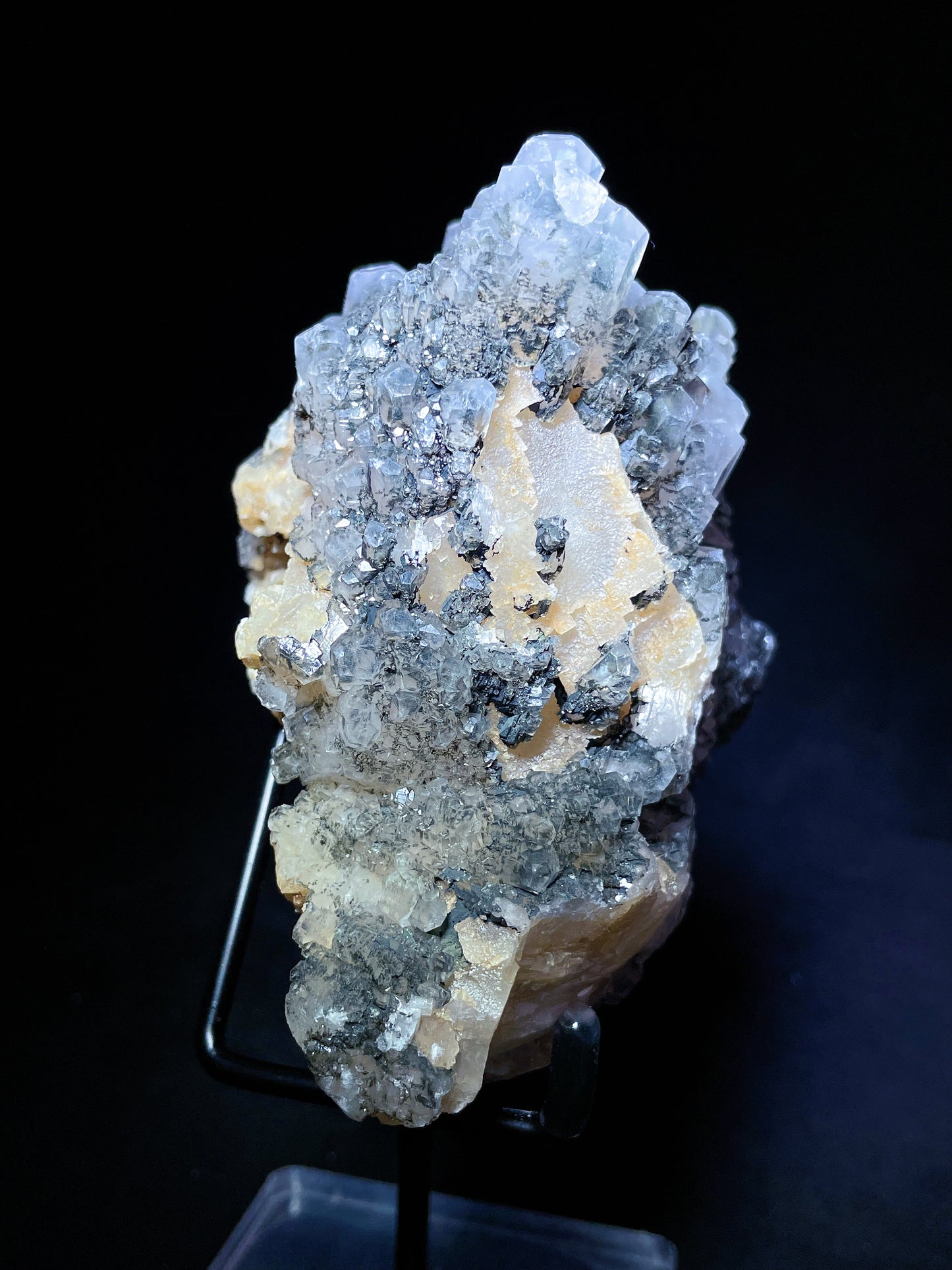 calcite with quartz specimen Anhui China