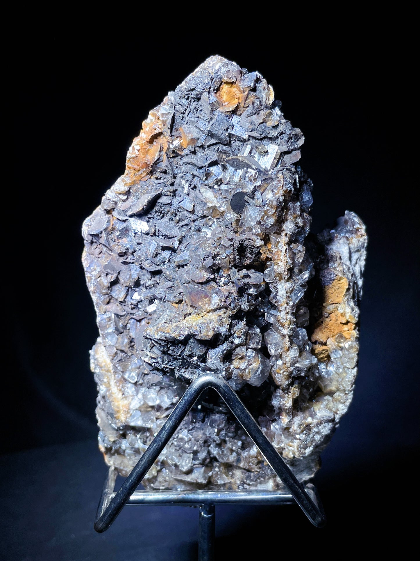 Black calcite Hubei China