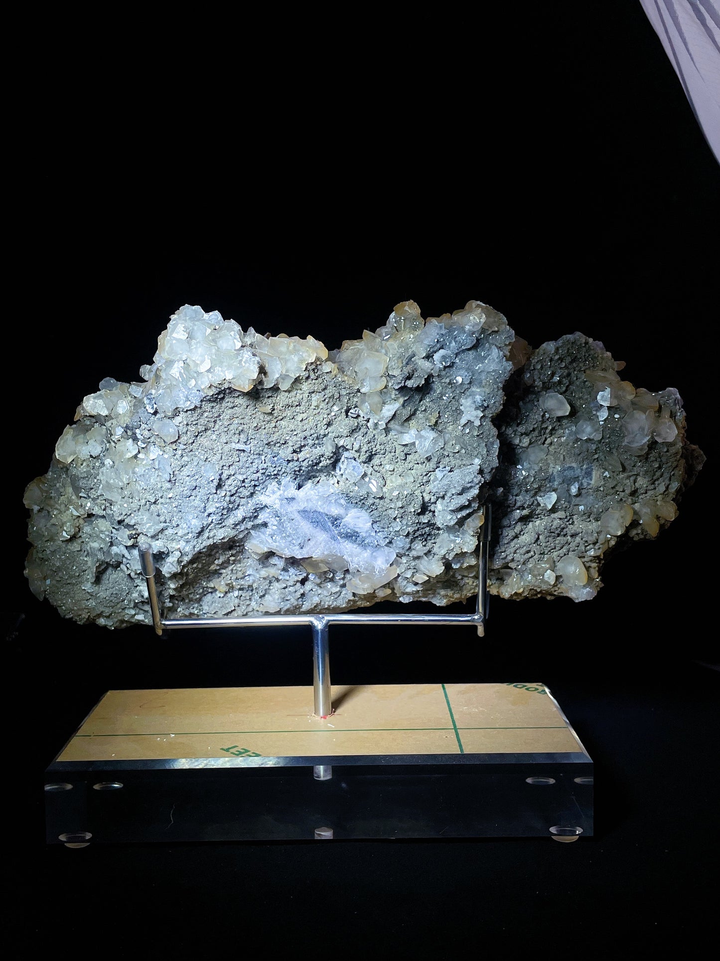 yellow calcite specimen Hubei China