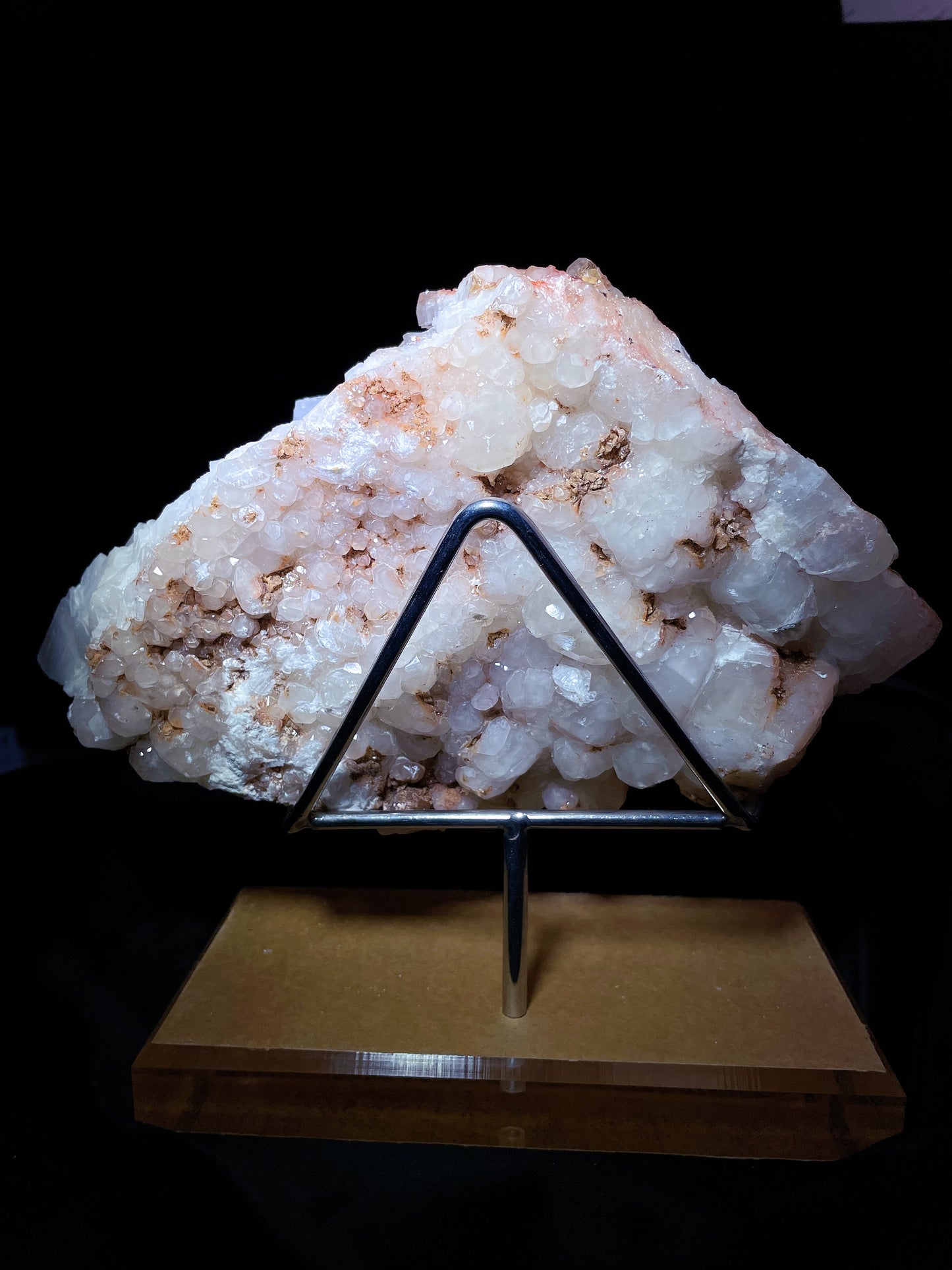 rectangle orange calcite specimen Hunan China