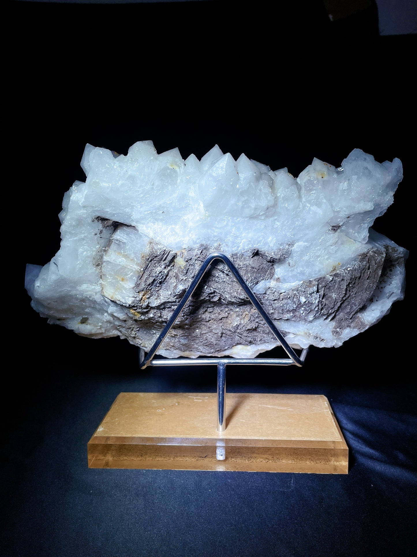 Candle clear quartz specimen Fujian China