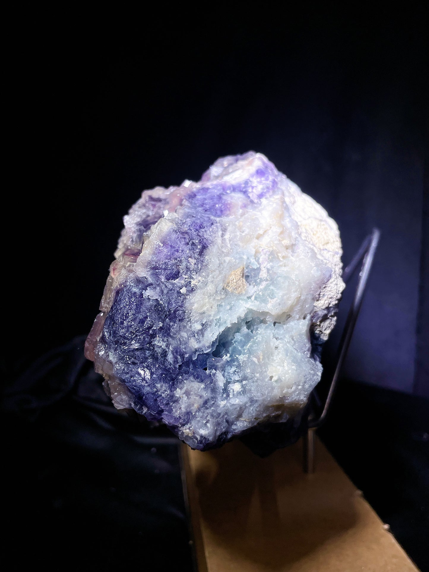 purple fluorite specimen Fujian China
