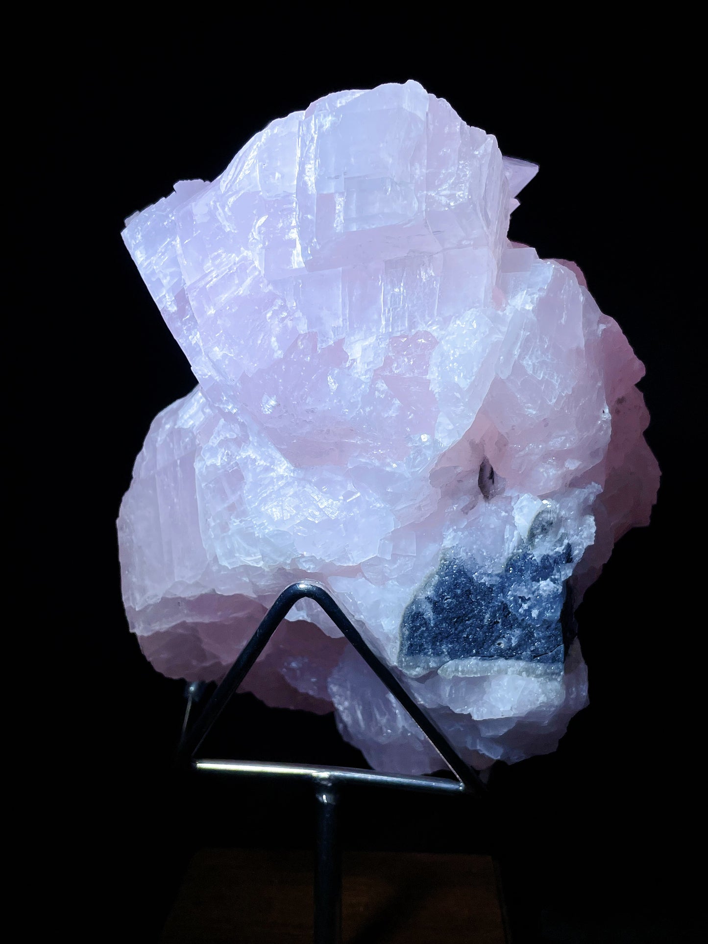 pink calcite specimen Hunan China