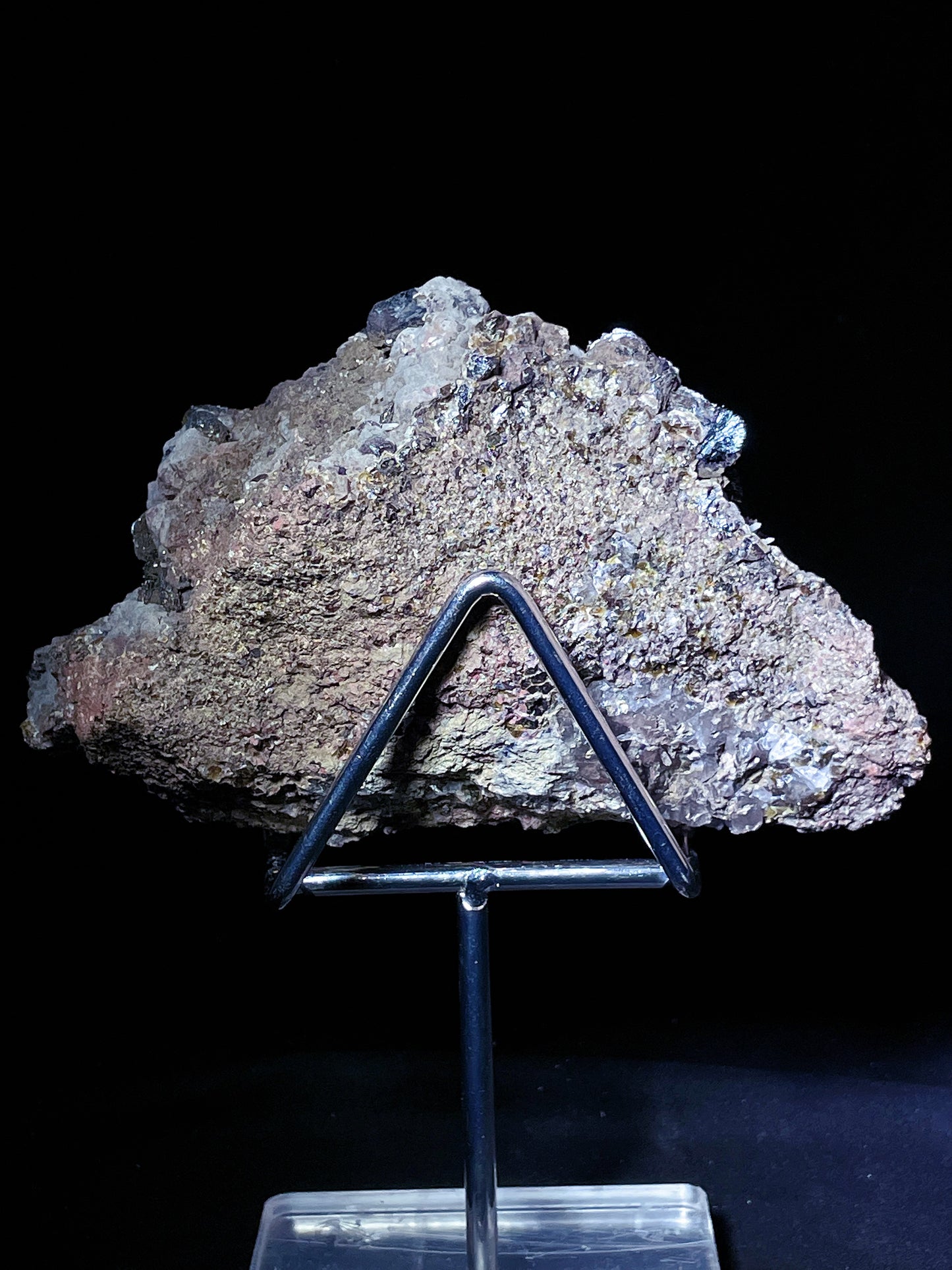 specularite with quartz specimen Inner Mongolia