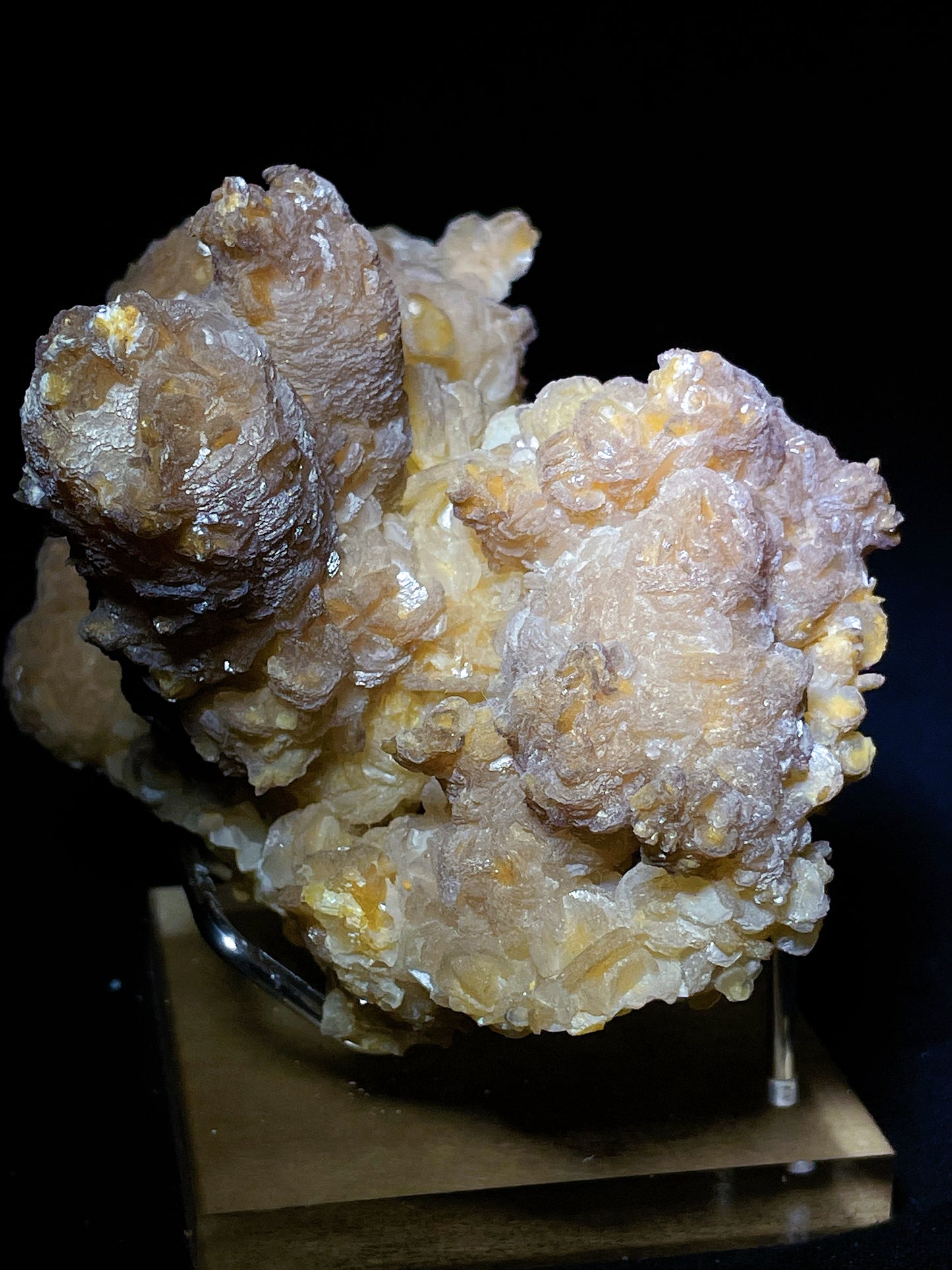 yellow calcite specimen Hunan China