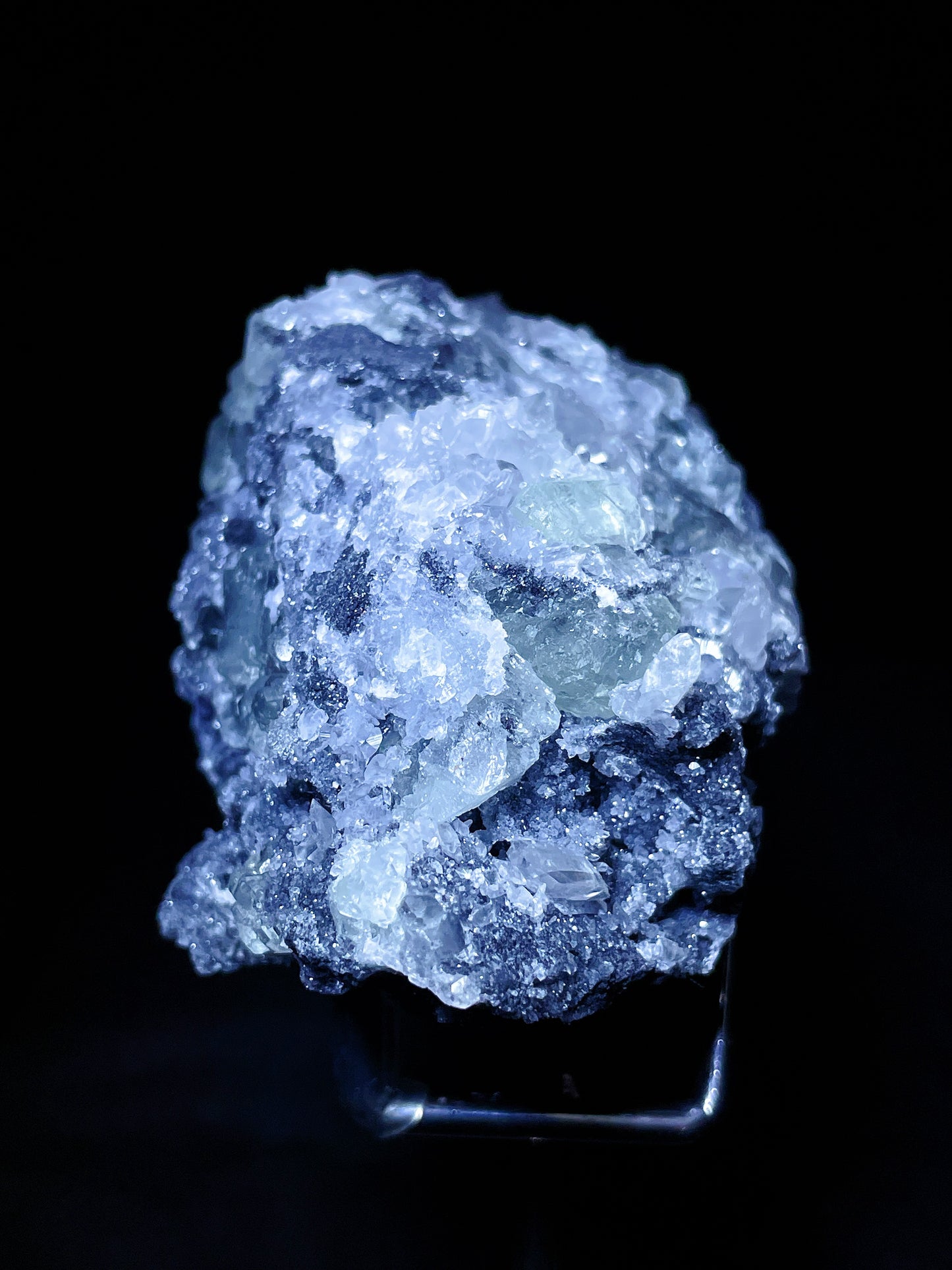 fluorite with calcite and quartz specimen Hunan China