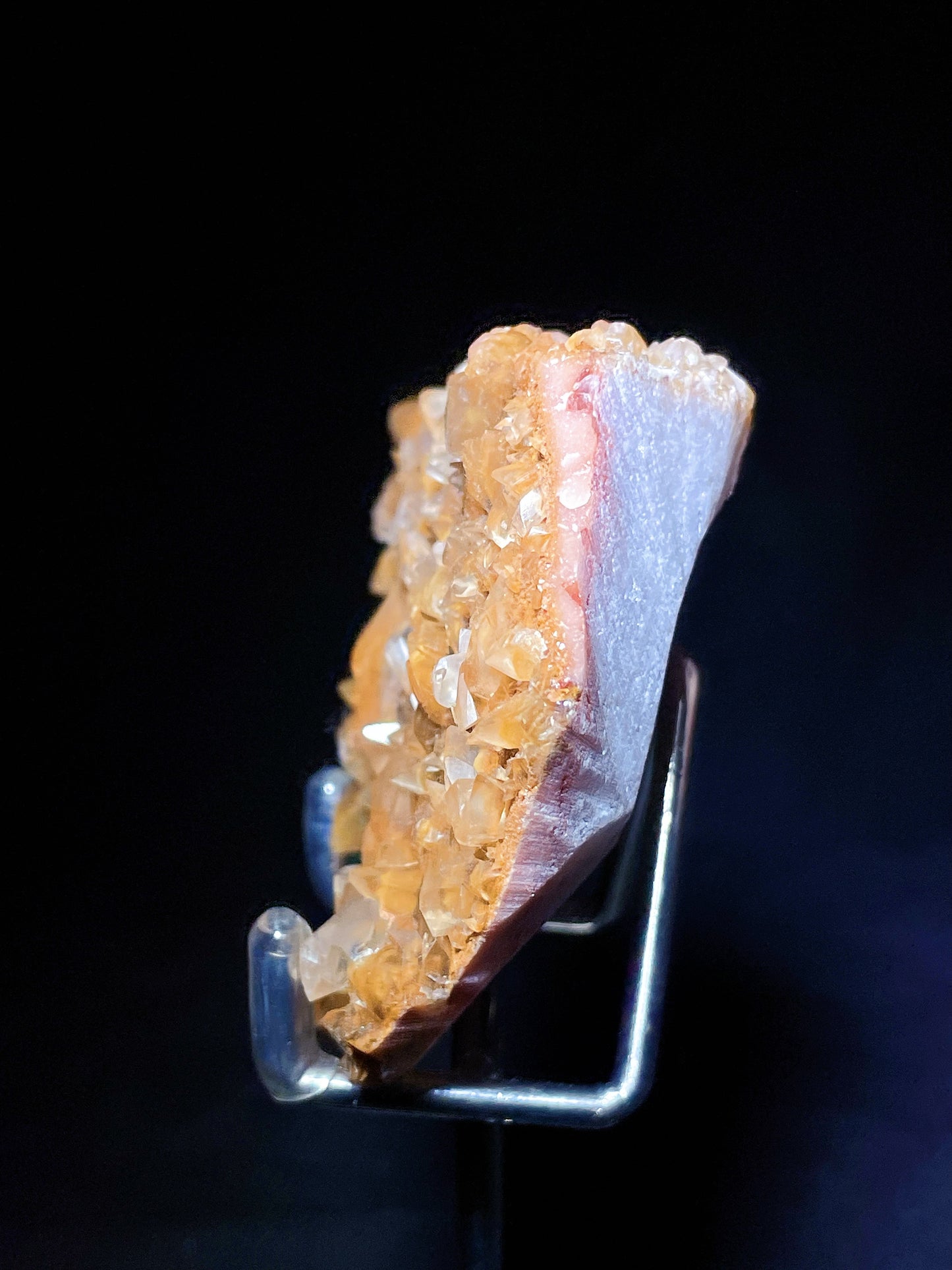 golden calcite specimen Hubei China
