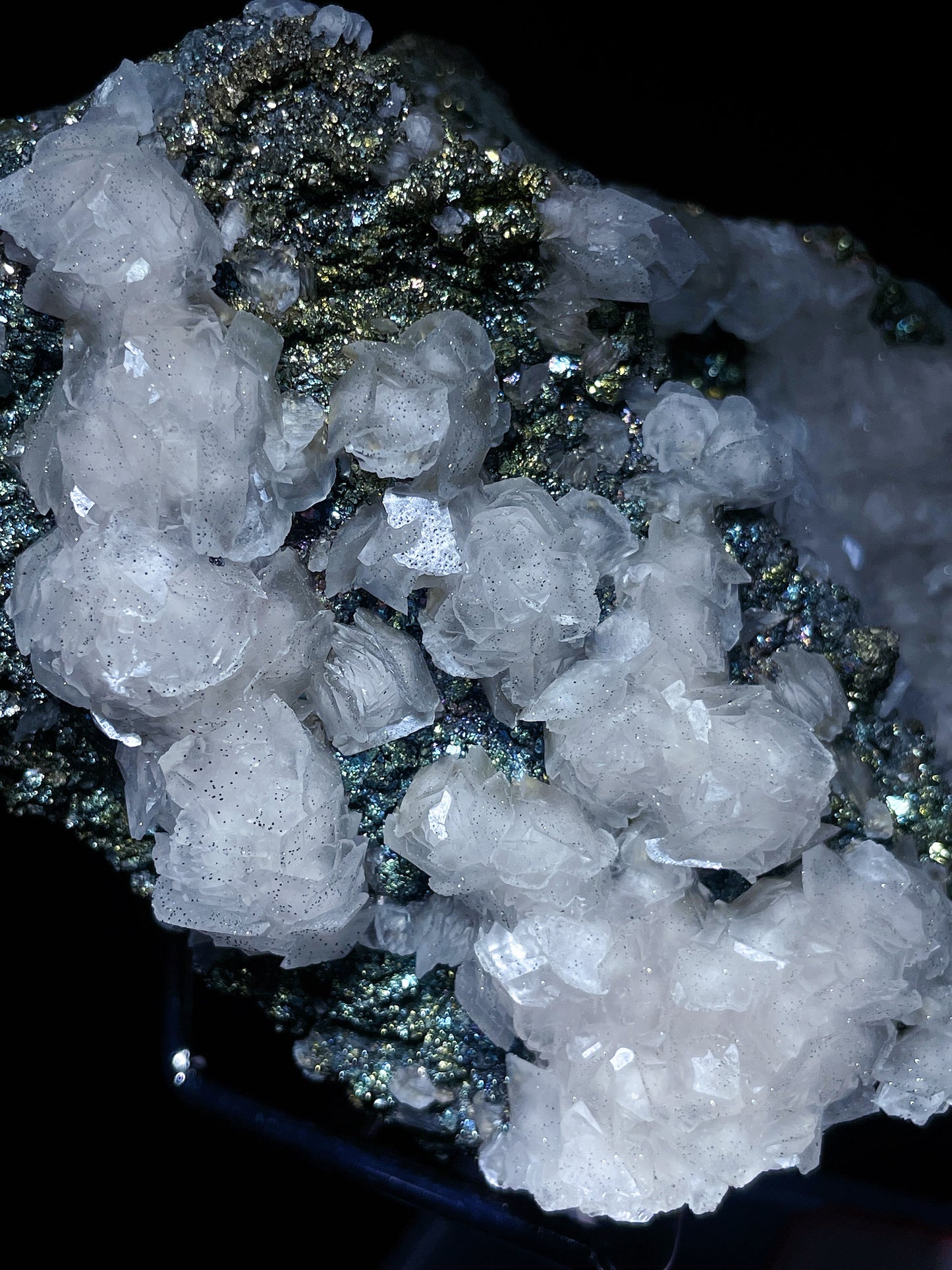 Calcite with pyrite specimen origin Hubei China