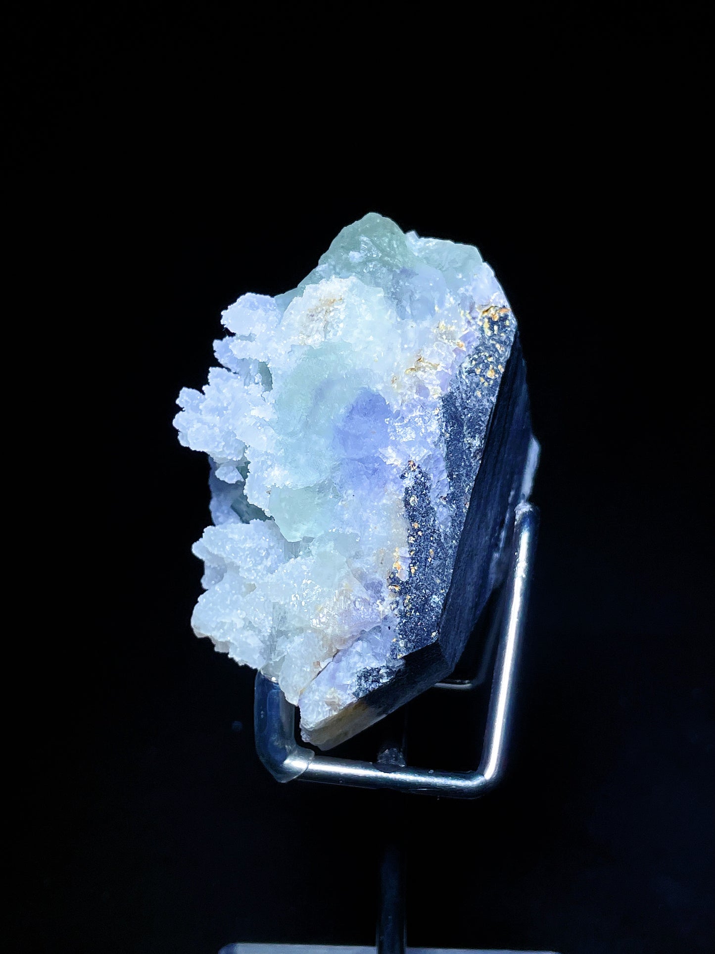 sugar quartz with fluorite specimen Fujian China