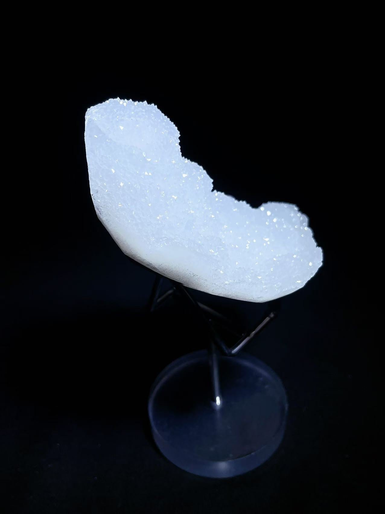 White quartz with calcite specimen origin Putian Fujian province China