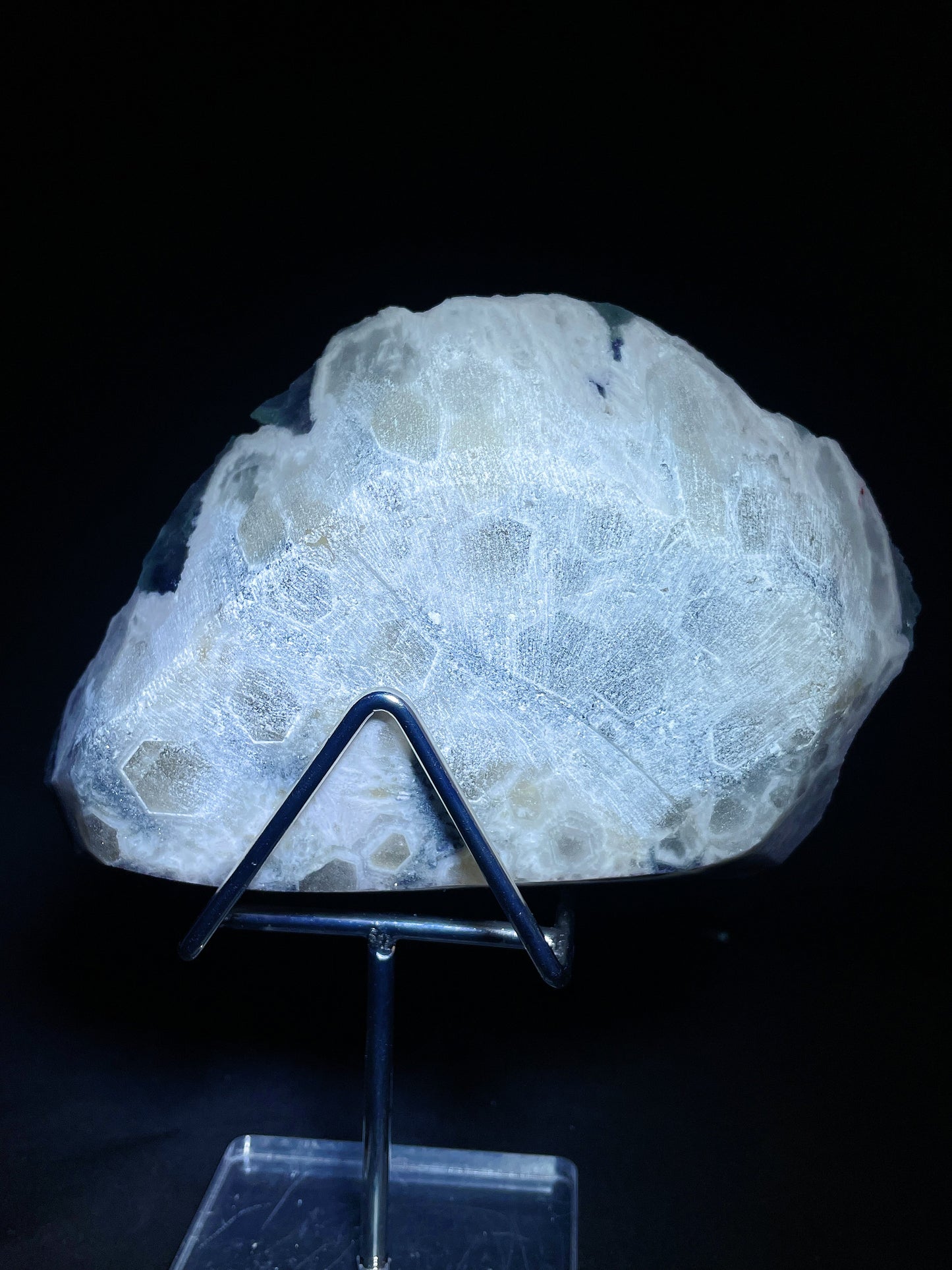 candle quartz with green fluorite specimen Inner Mongolia