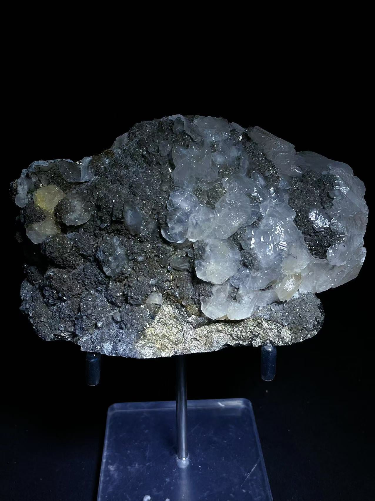 Calcite with pyrite specimen origin Hubei China