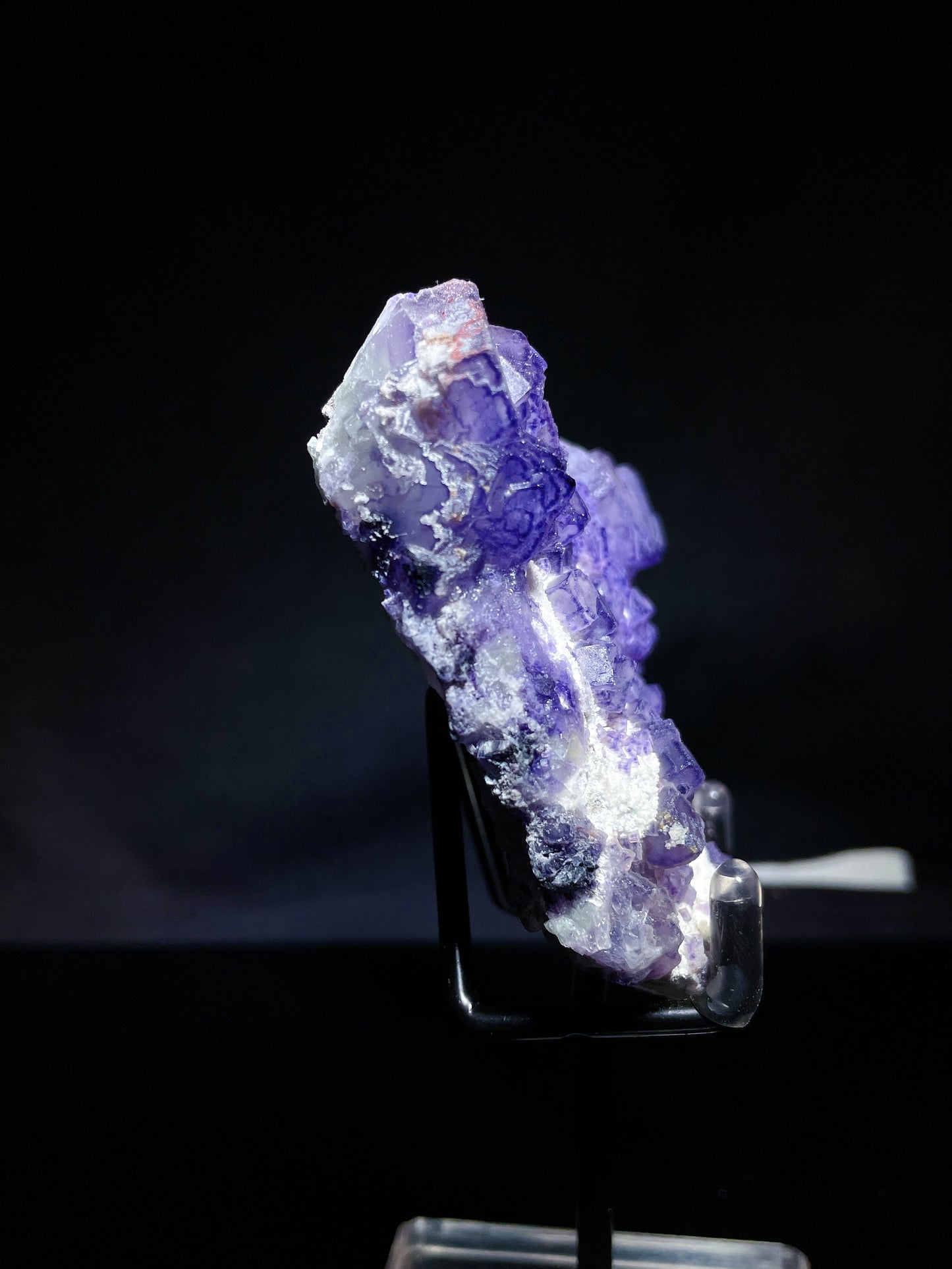 purple phantom fluorite specimen Guizhou China