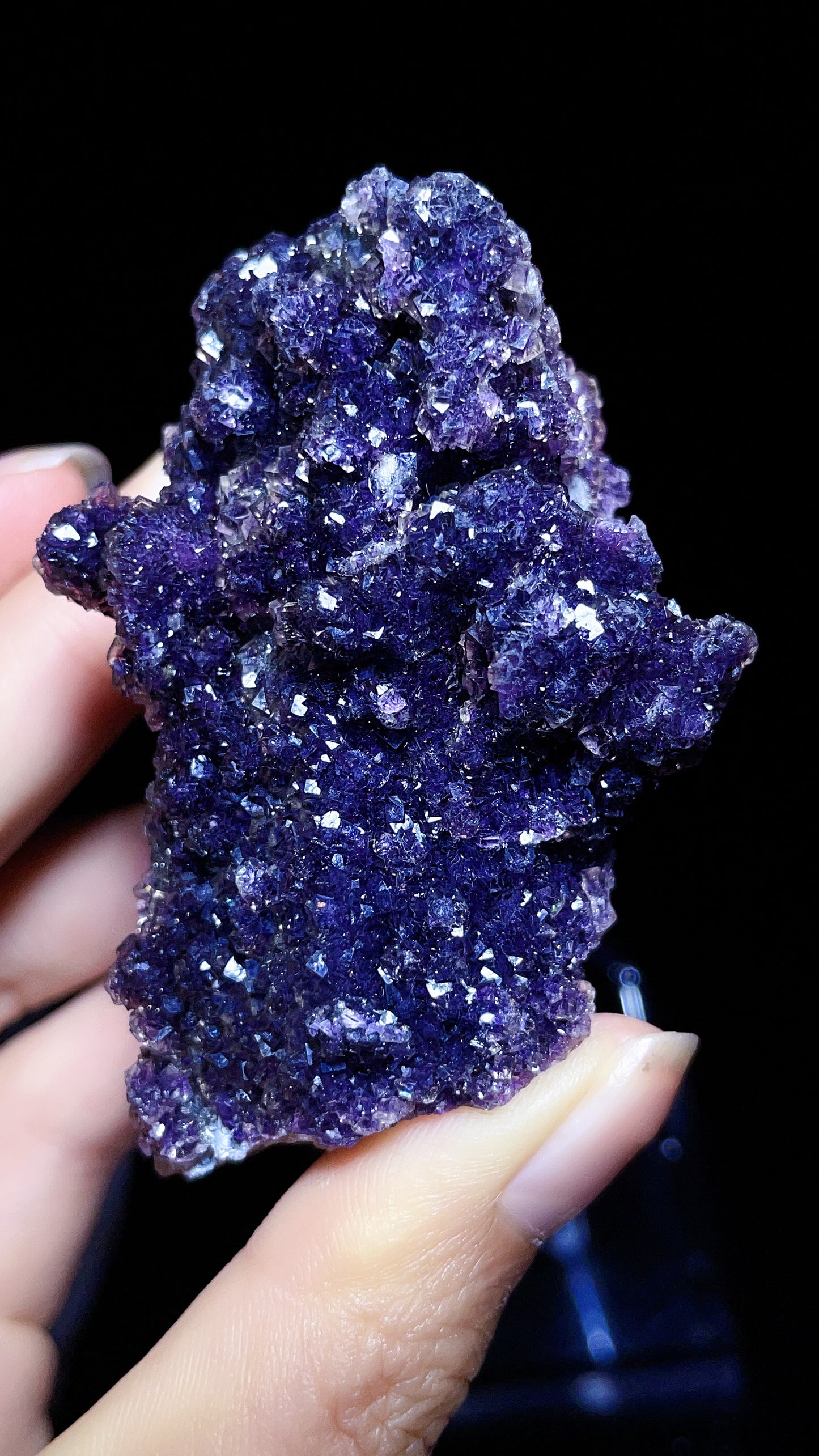 Inner Mongolia sparkling purple fluorite specimen