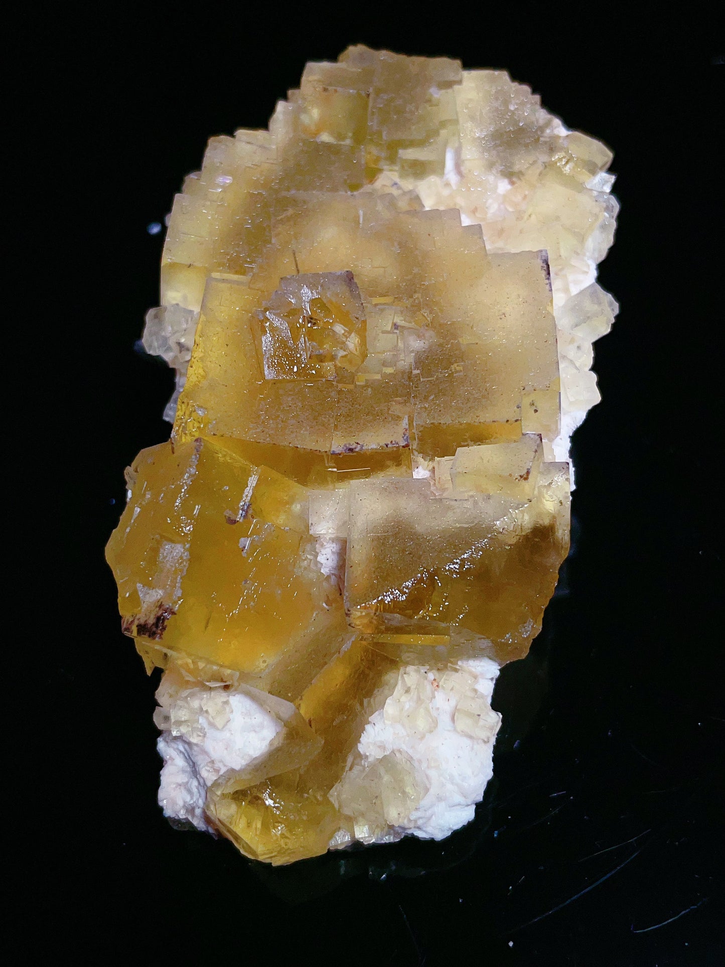 yellow fluorite specimen from Beijing