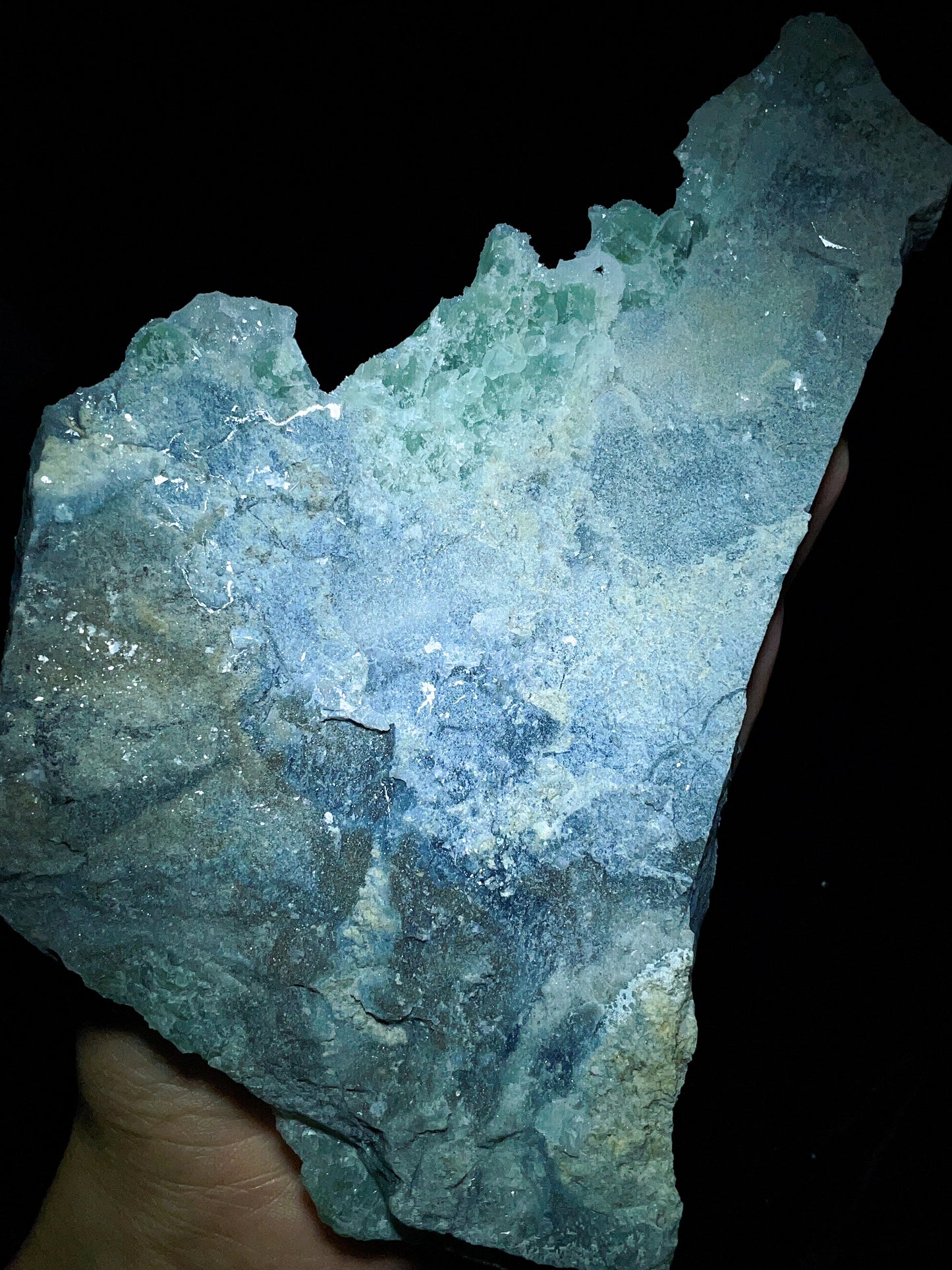 sugar green fluorite specimen from Fujian China