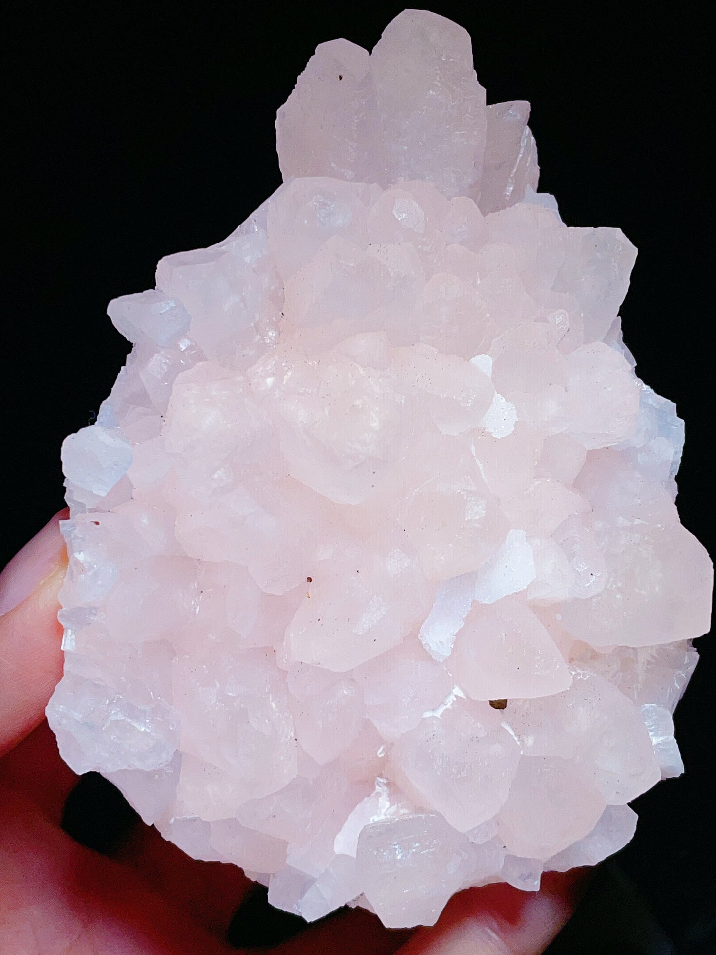 pink calcite specimen from Hunan China