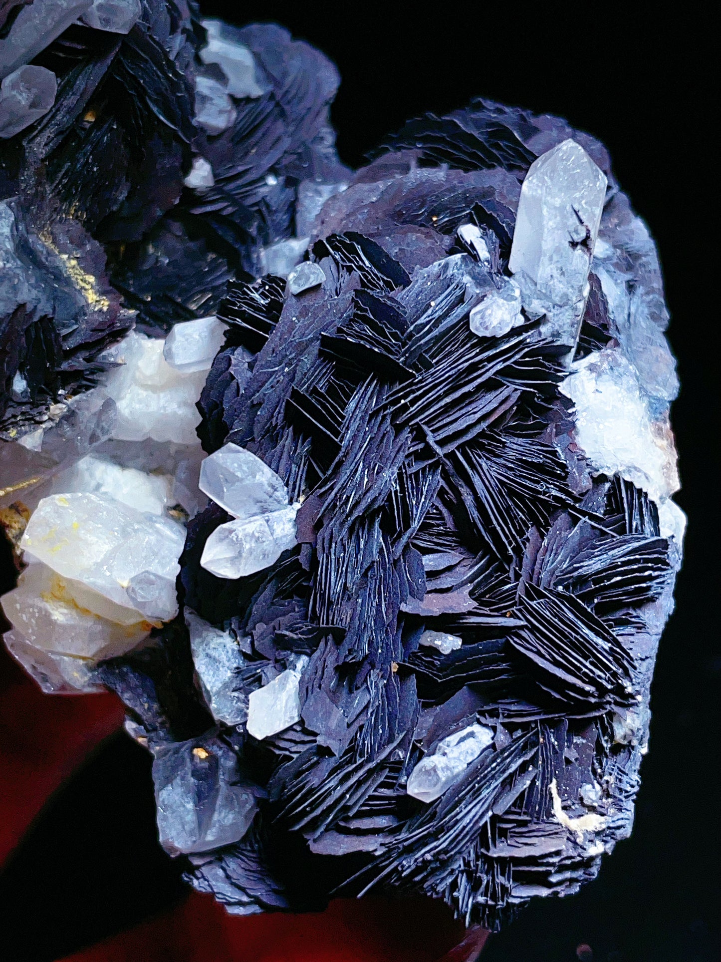 specularite with quartz specimen from Jiangxi China