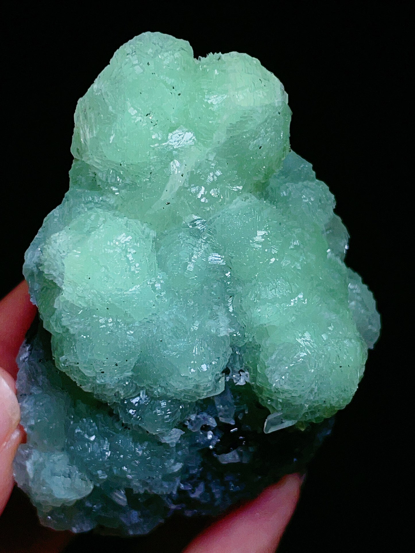 Prehnite with quartz Specimen, Jinkouhe, Leshan, Sichuan Province, China