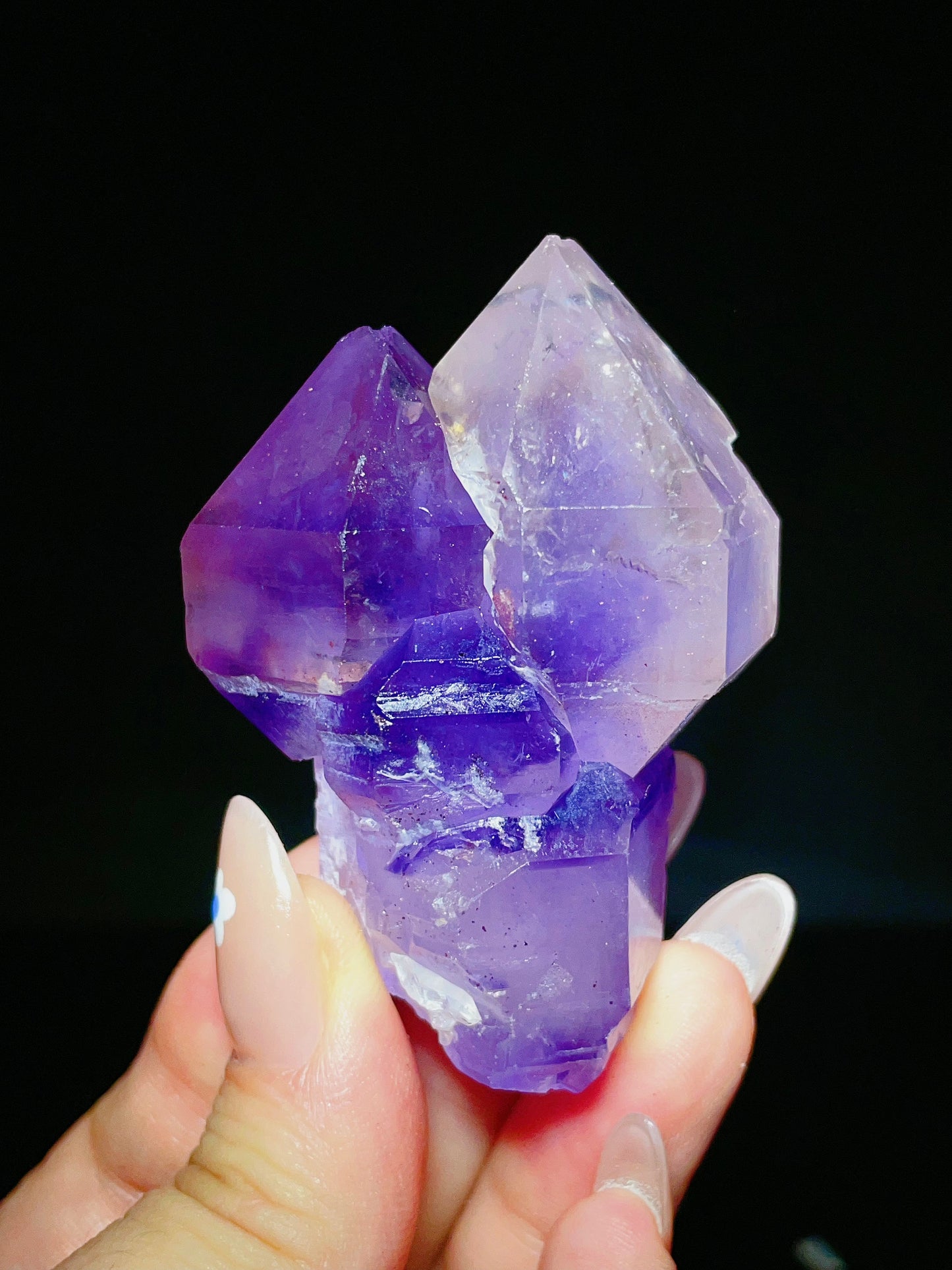 Natural Skeletal Amethyst from Madagascar
