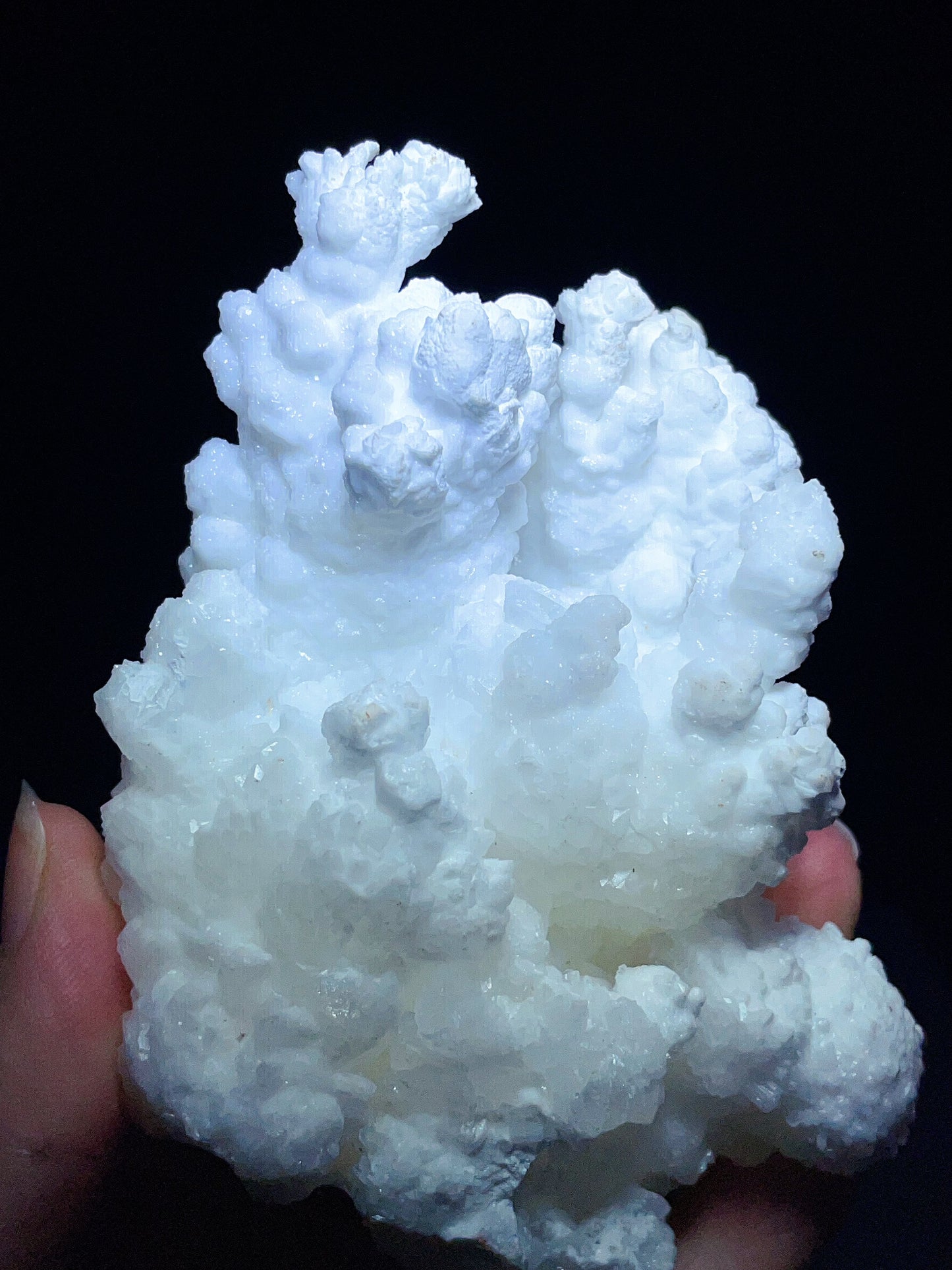 Natural Hydrozincite specimen from Guizhou China.