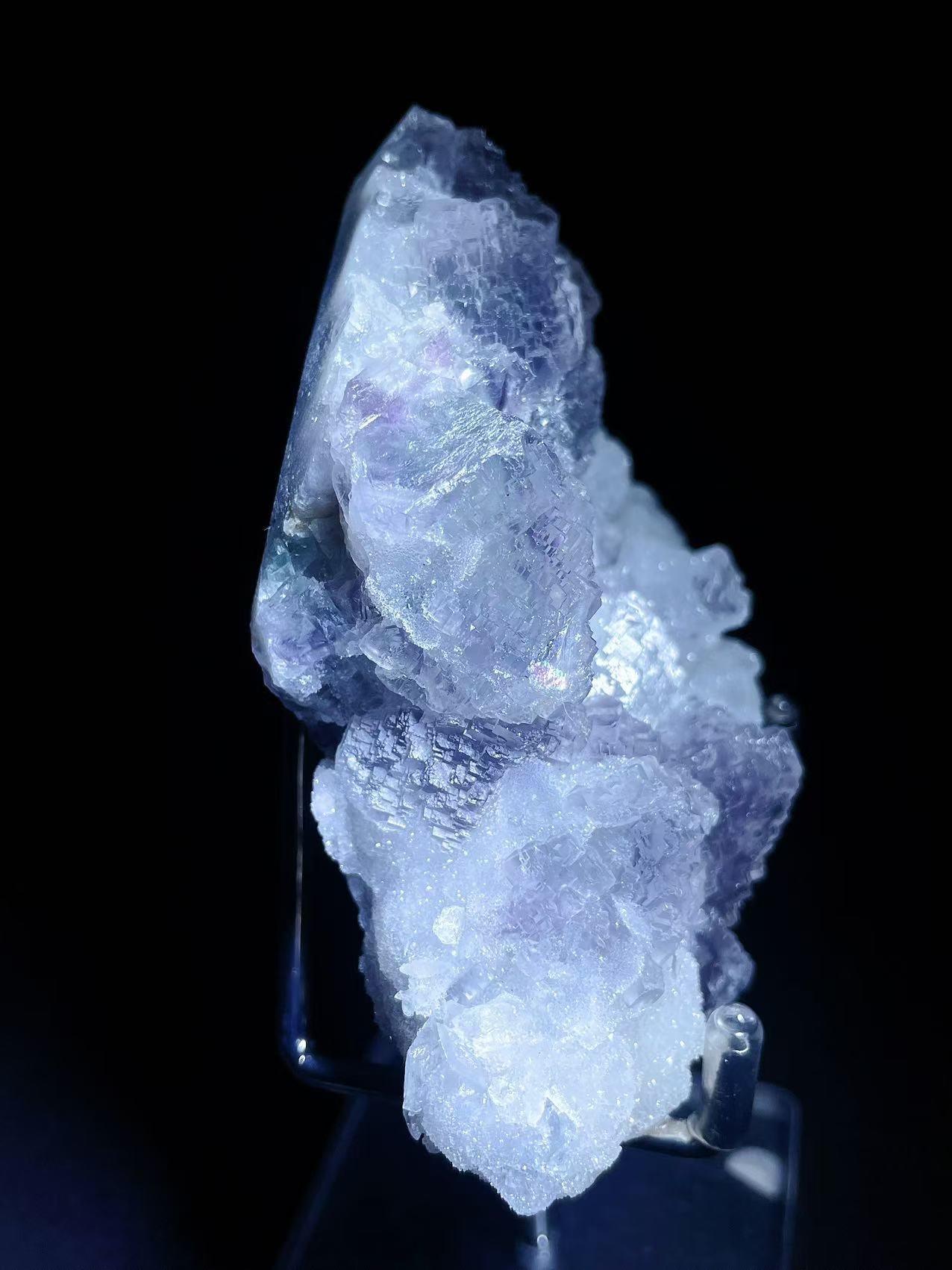 Pyramid fluorite specimen origin Fujian China
