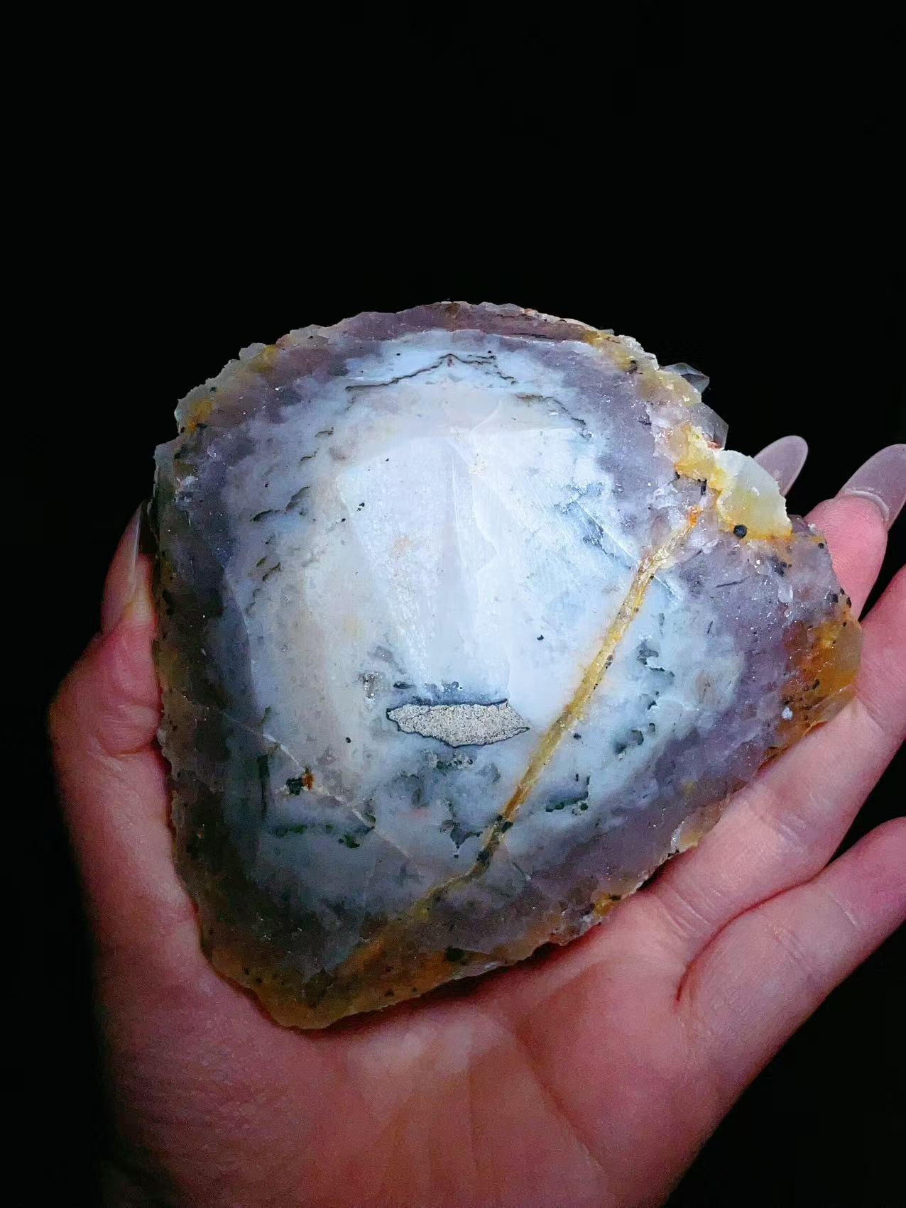 Prehnite with Quartz, Sichuan, China.