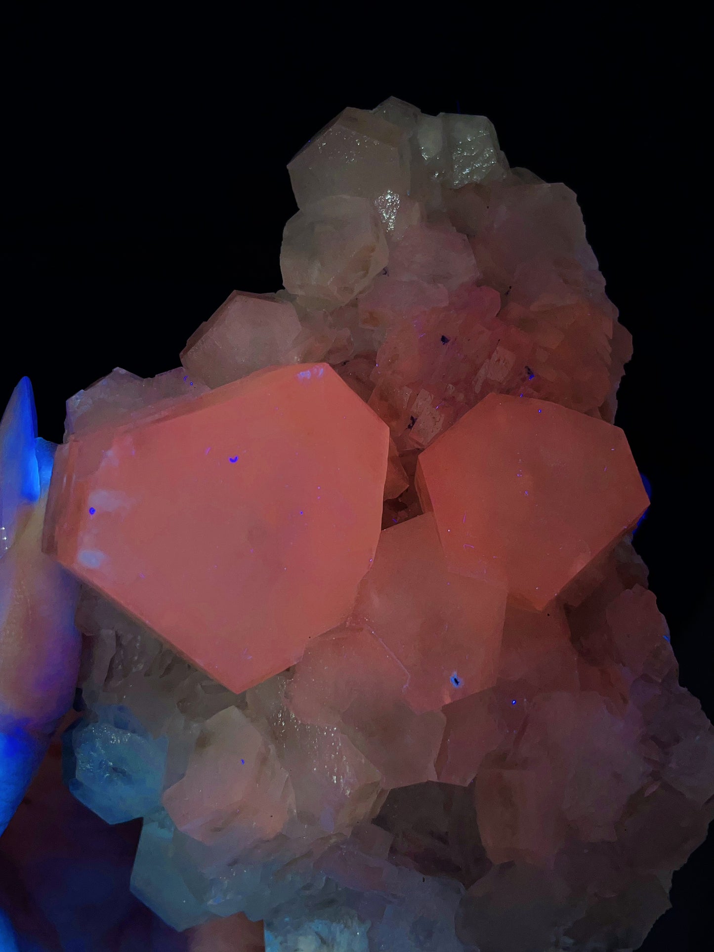 Calcite & Quartz intergrowth specimen from Fujian, China.