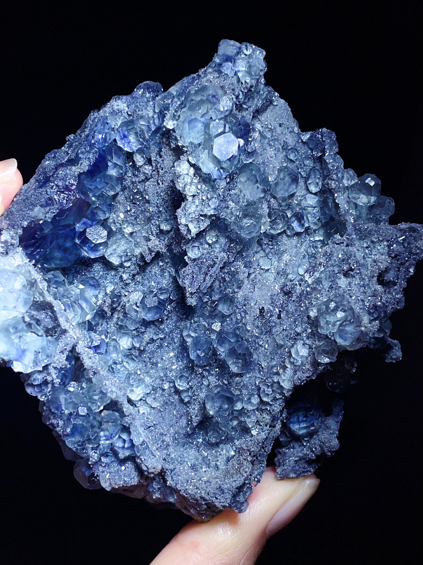 Fujian purple-blue fluorite