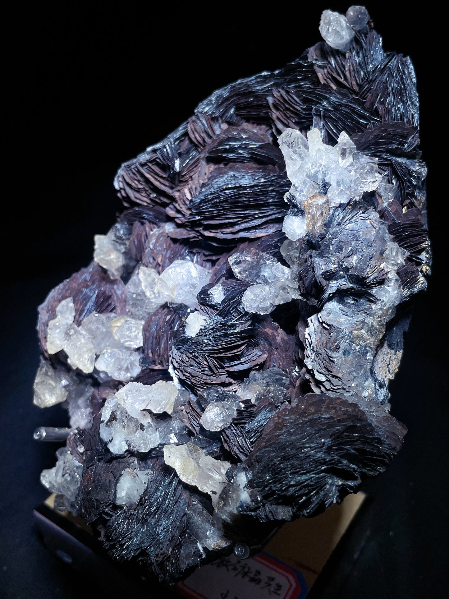 specularite with quartz origin Jiangxi