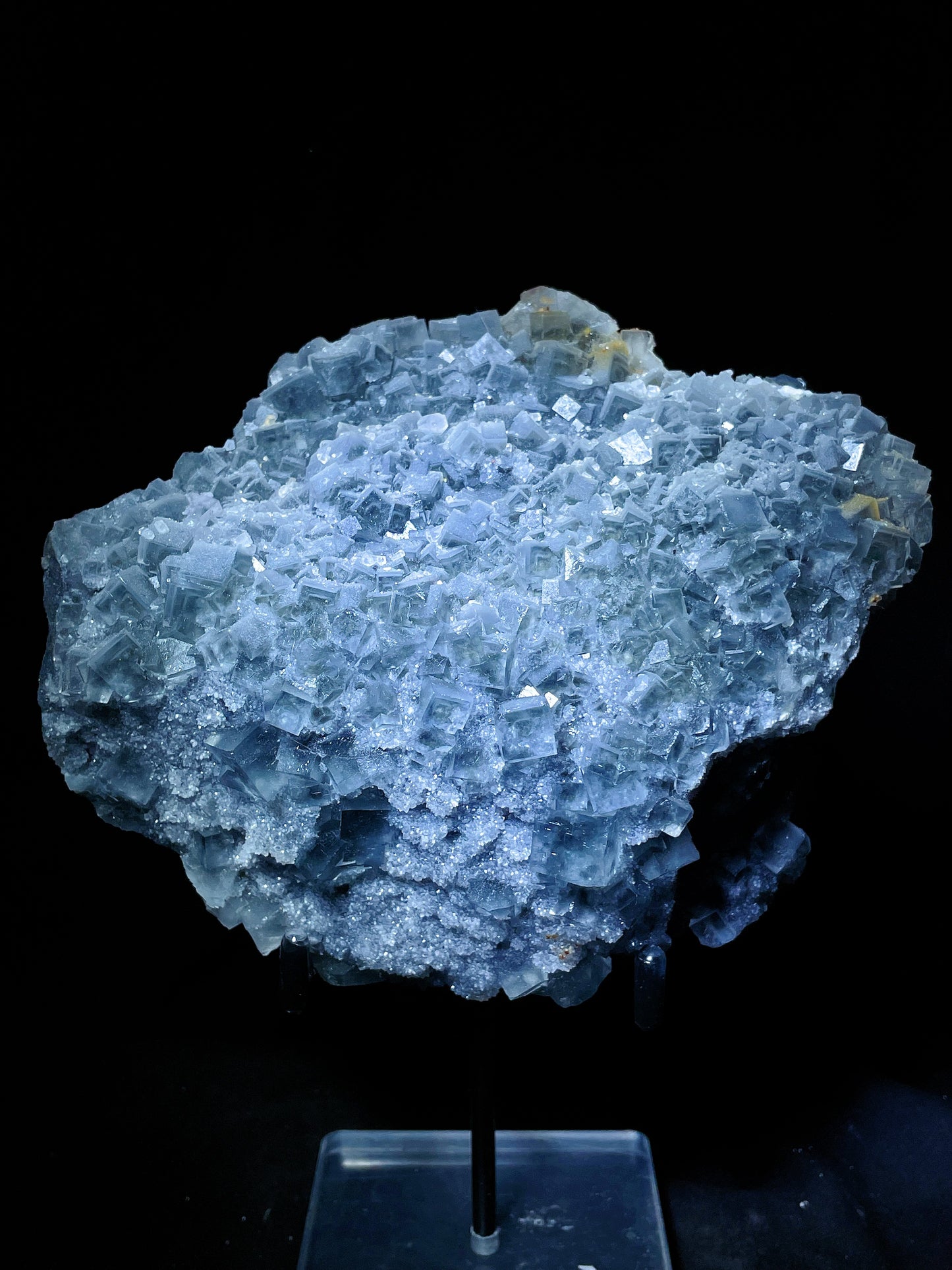fujian sugar fluorite with quartz specimen