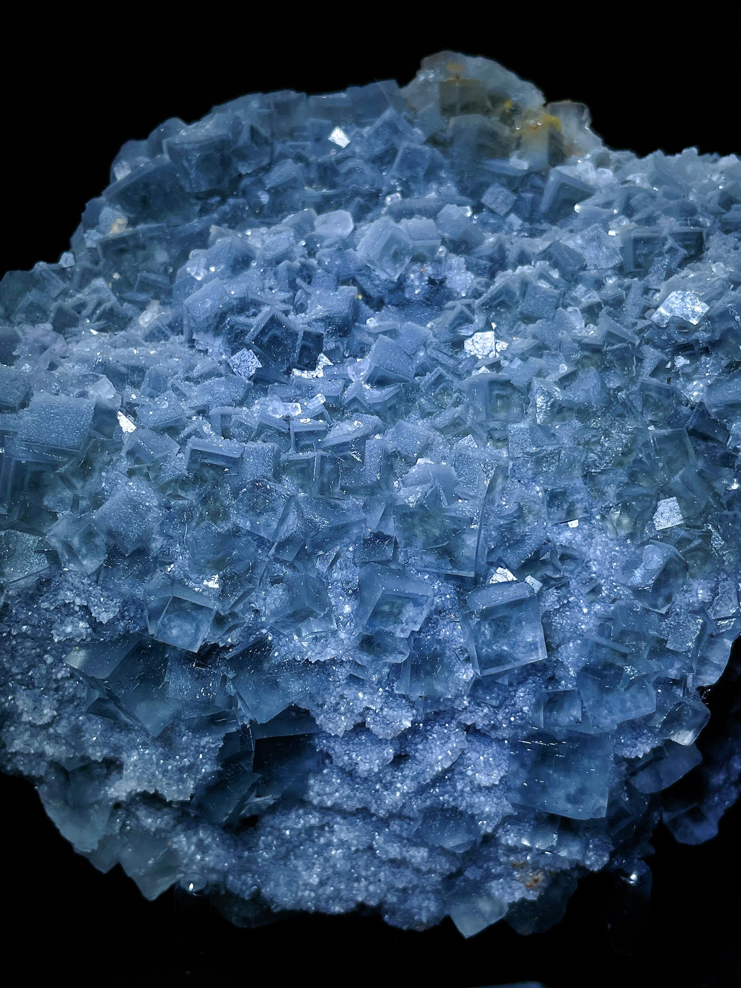 fujian sugar fluorite with quartz specimen