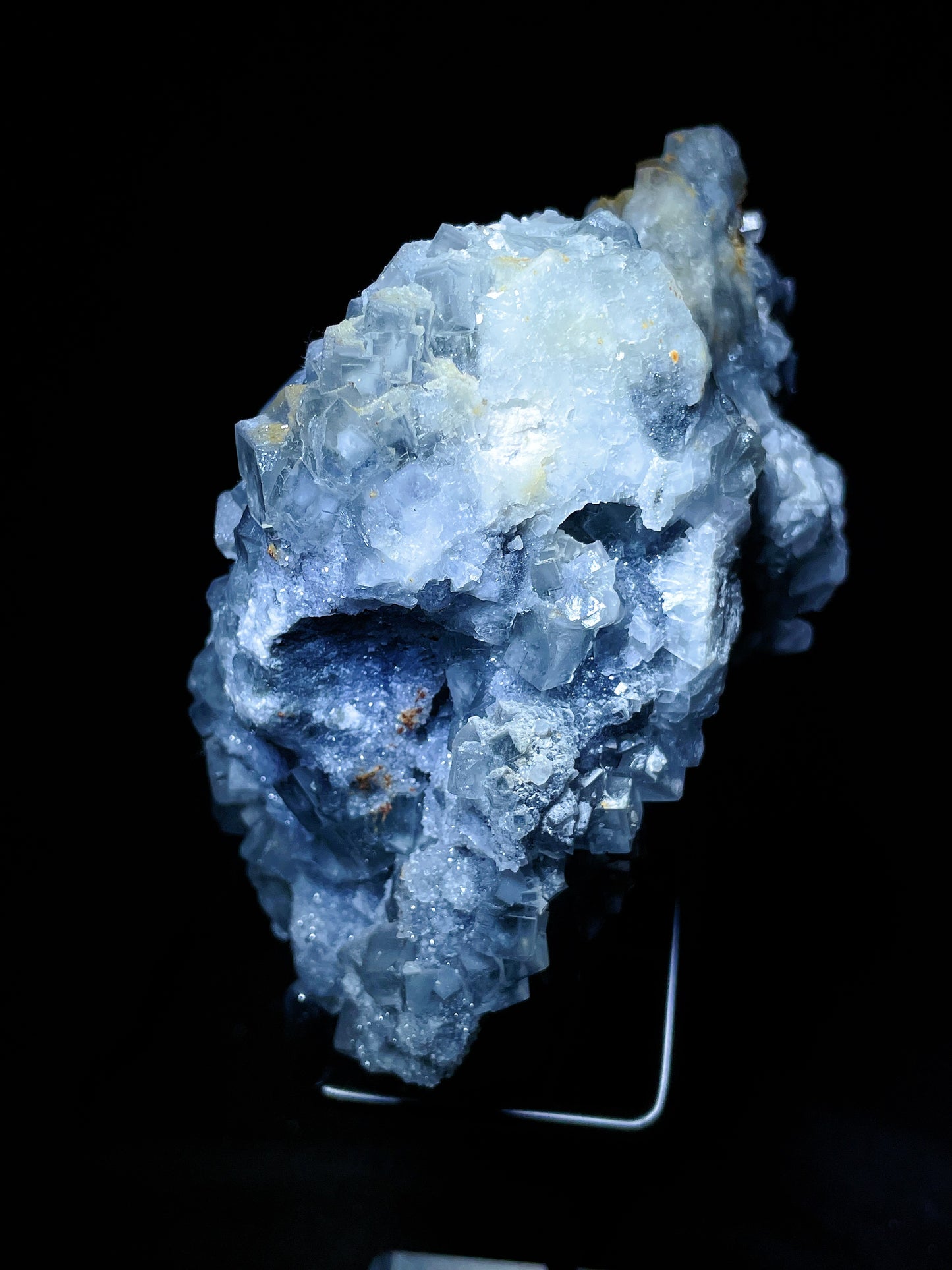 fujian sugar fluorite with quartz specimen