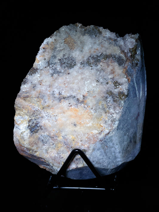 Hubei dogteeth calcite with pyrite specimen