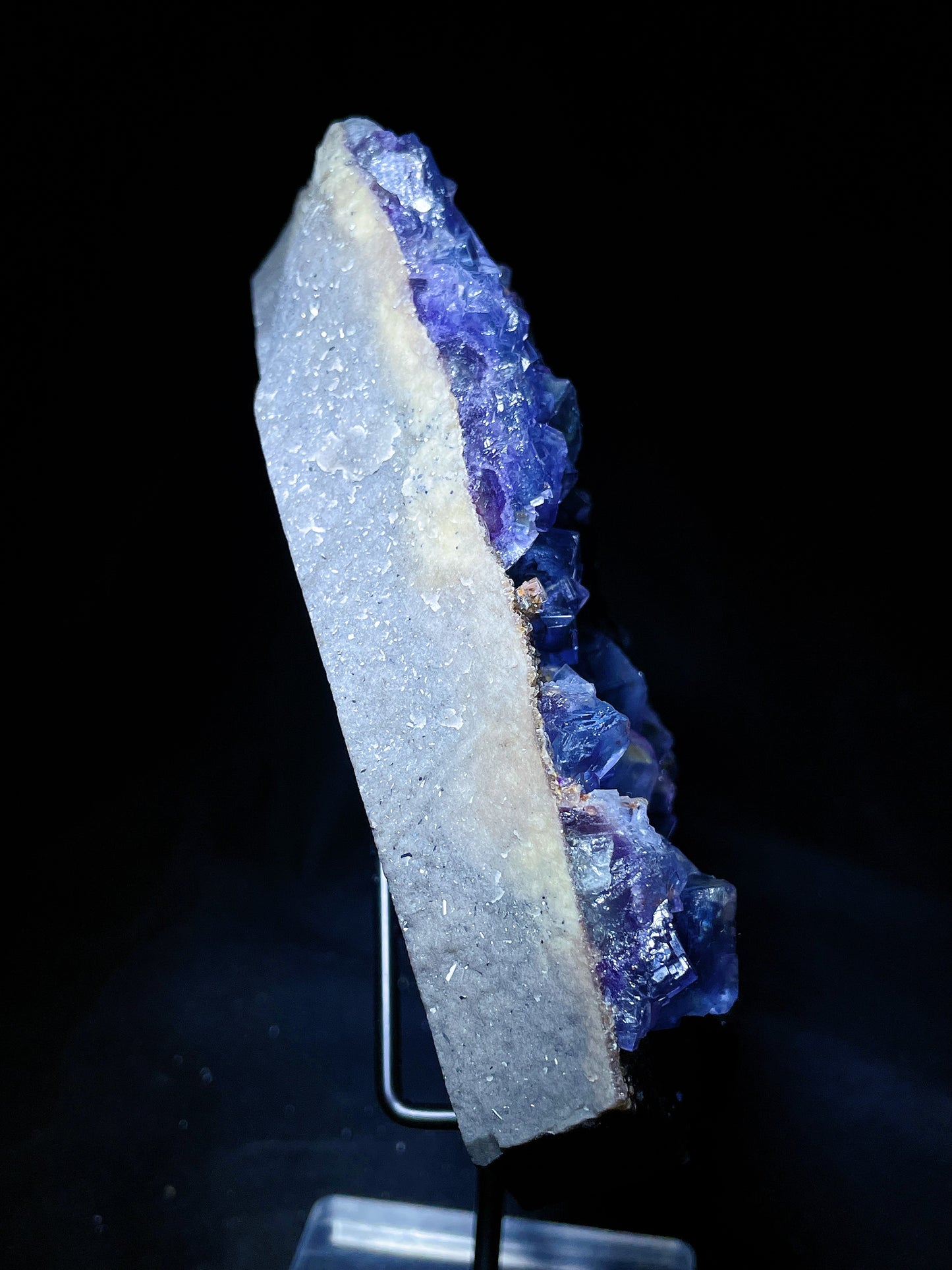 Zhejiang purple fluorite specimen