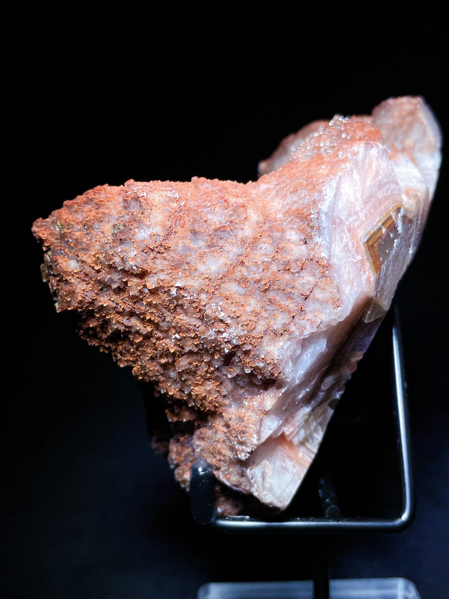 Red petal calcite Hubei China