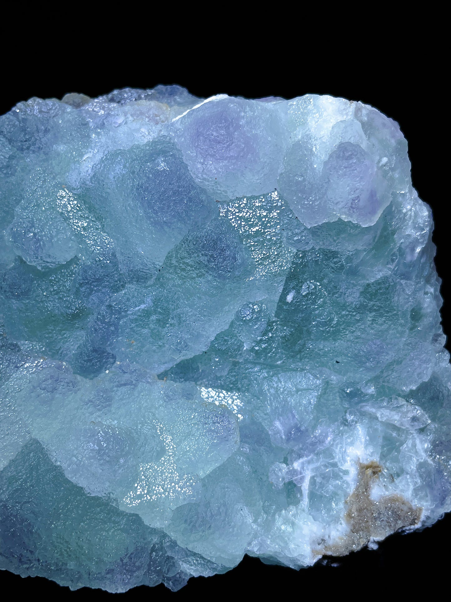 Sugar blue fluorite specimen Fujian China