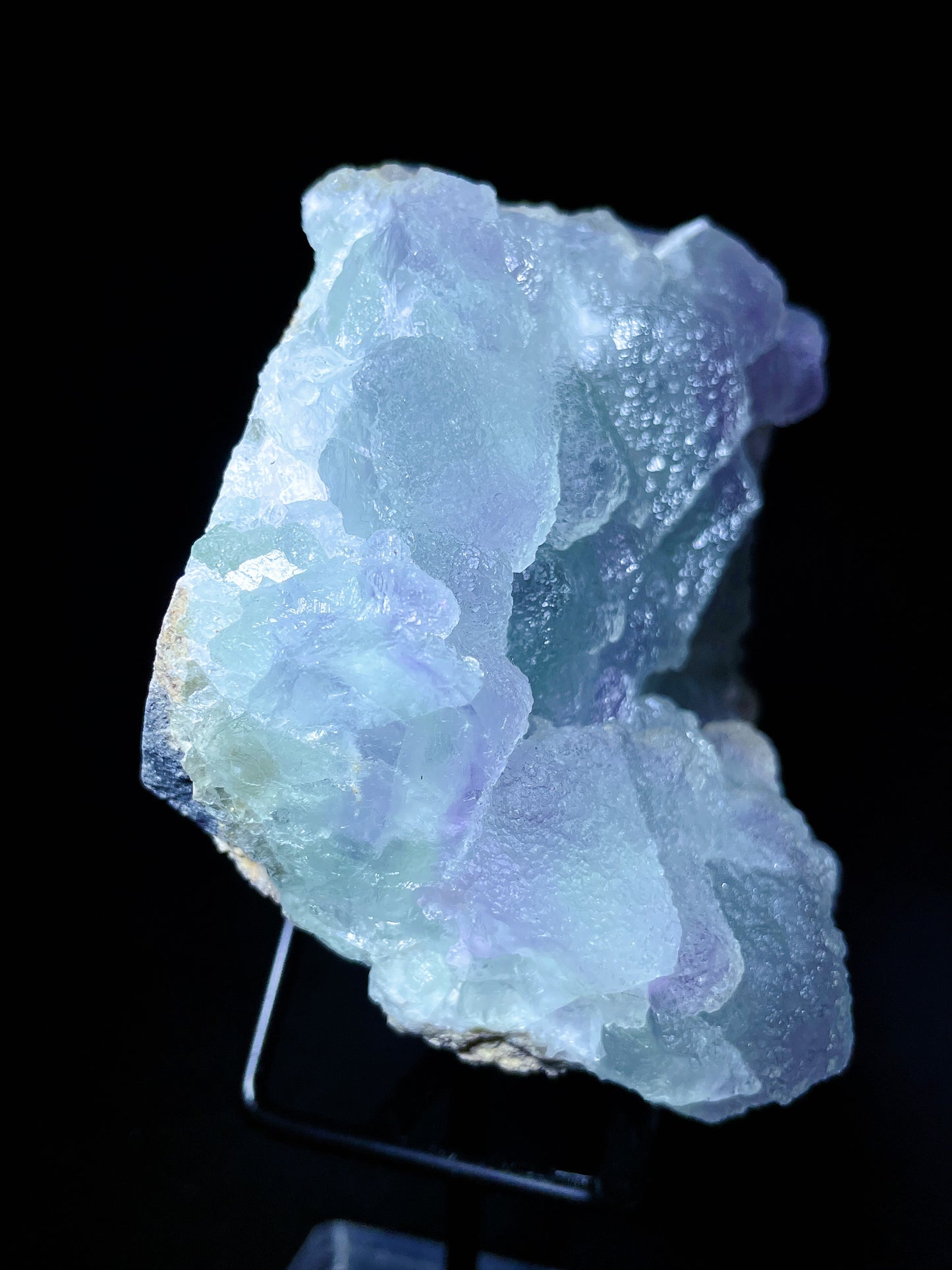 Sugar blue fluorite specimen Fujian China