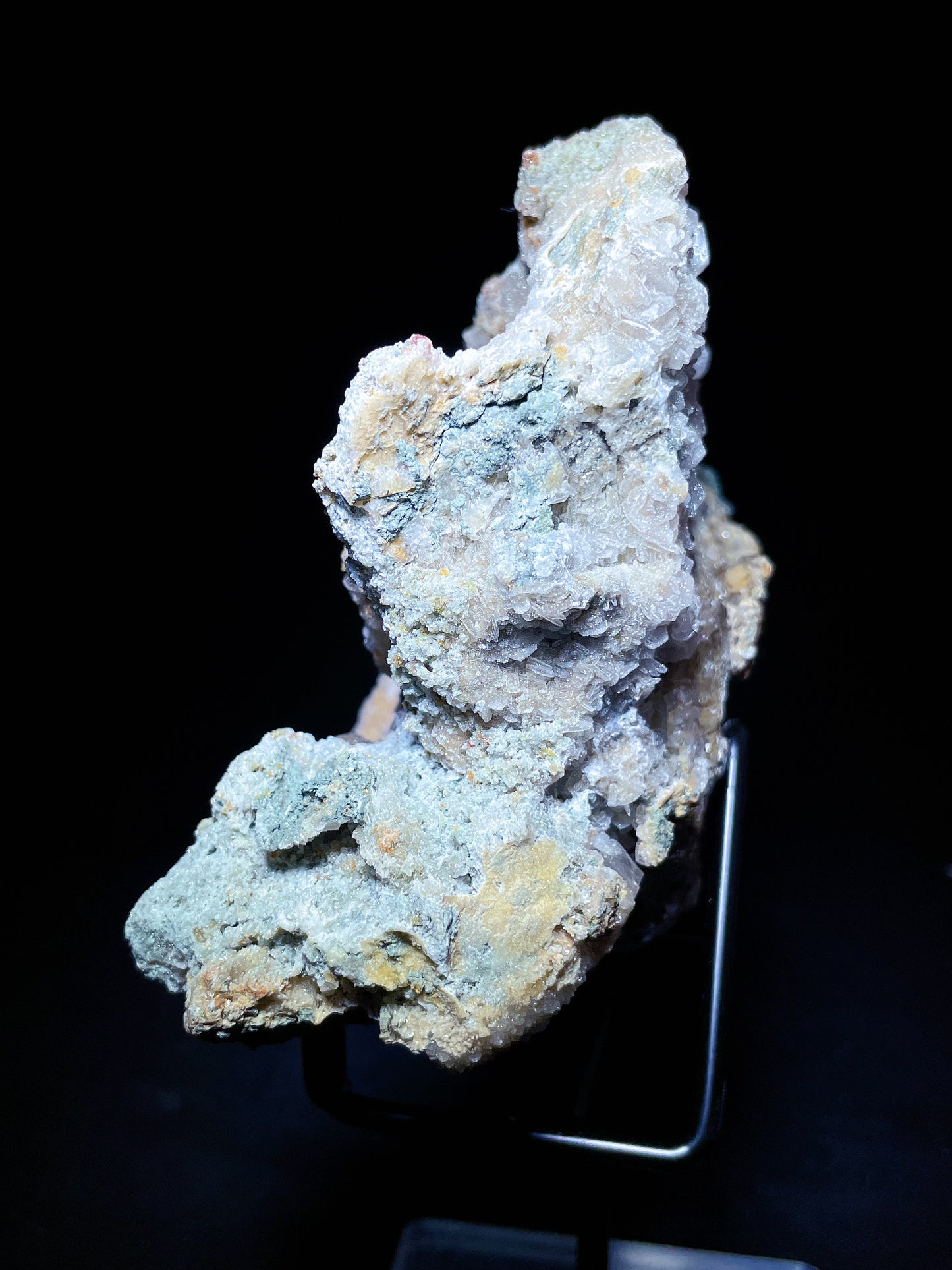 Orange sugar calcite specimen Hunan China