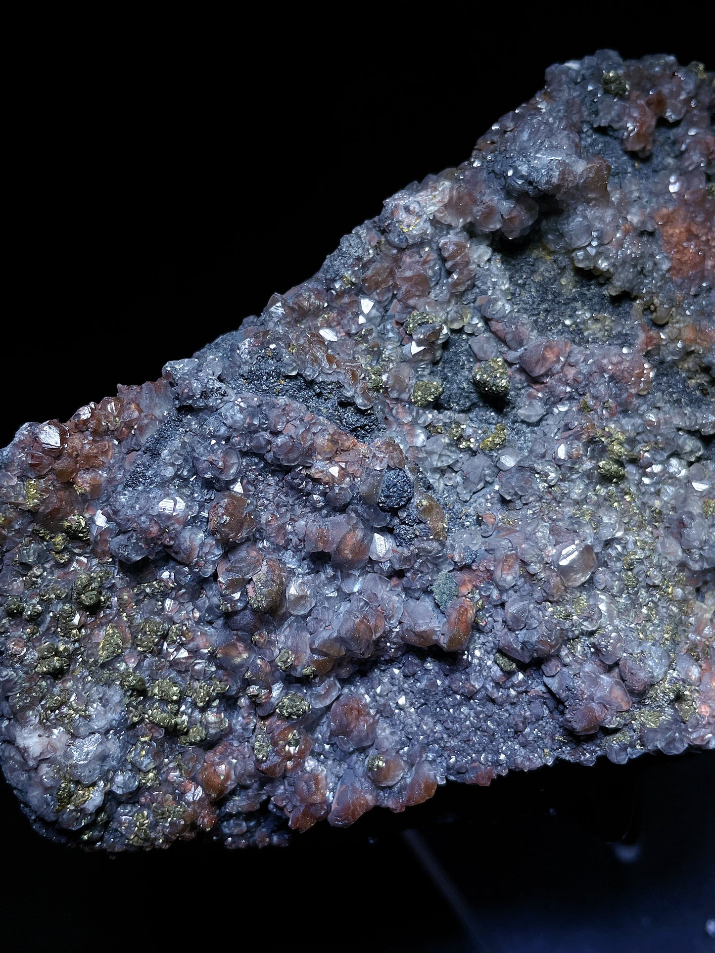 calcite with pyrite origin Hubei China