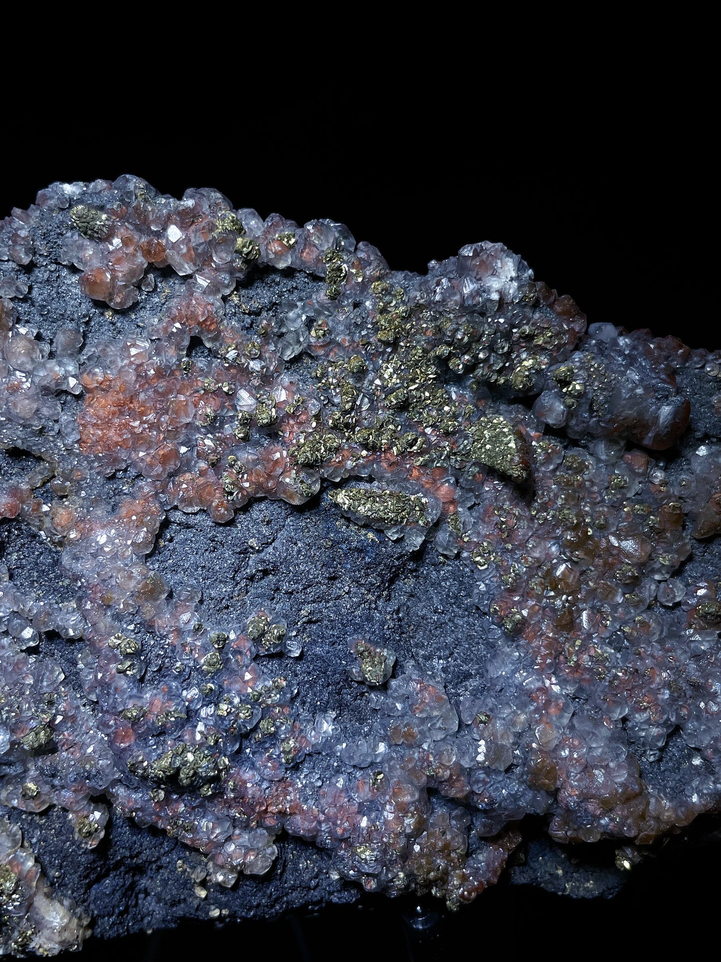 calcite with pyrite origin Hubei China