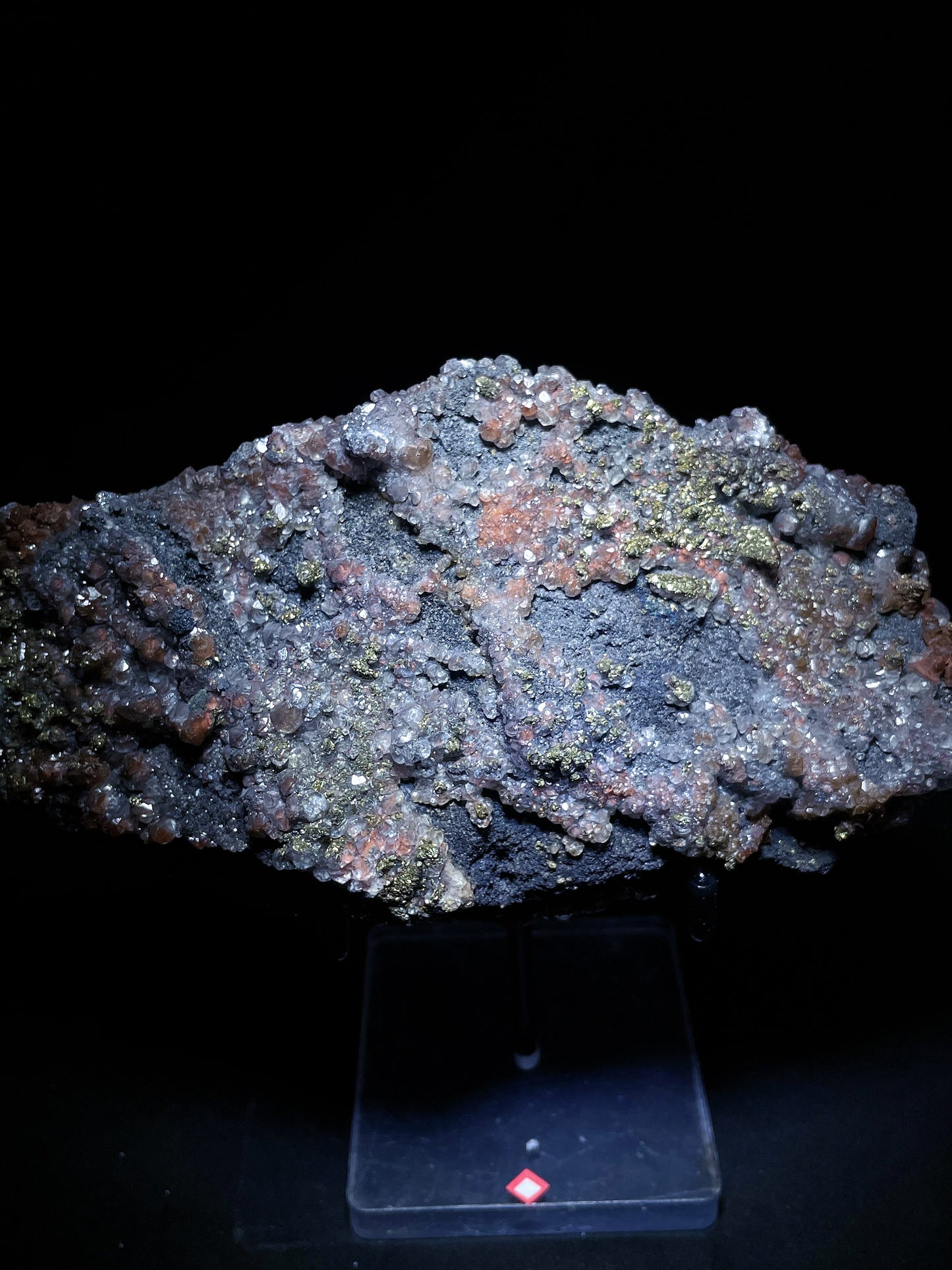 calcite with pyrite origin Hubei China