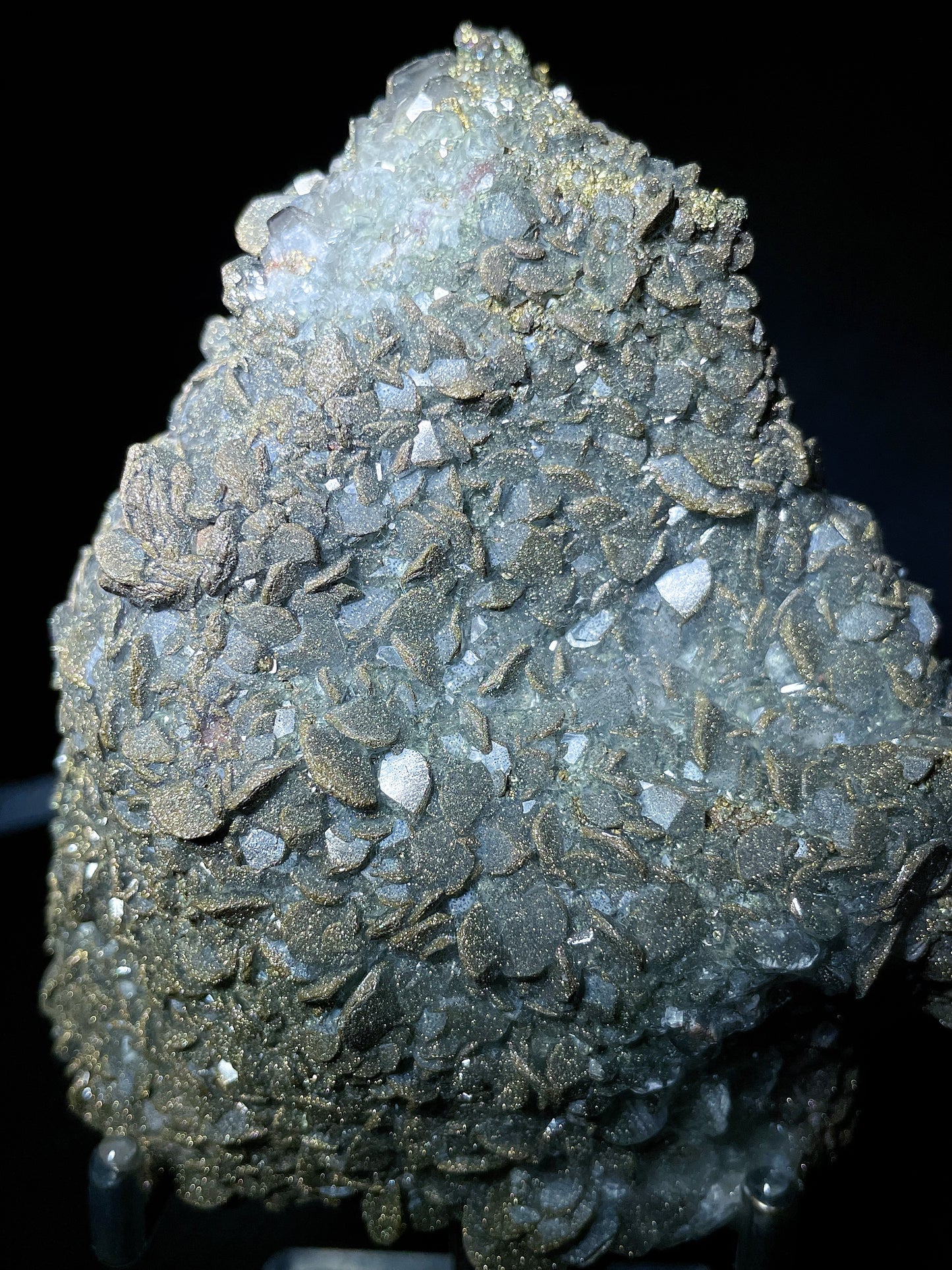 pyrite with calcite specimen Hubei China