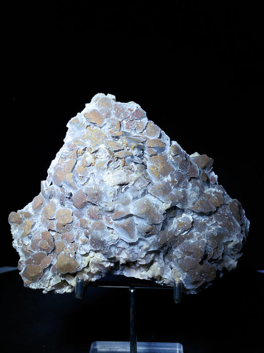 petal calcite with pyrite specimen Hubei China