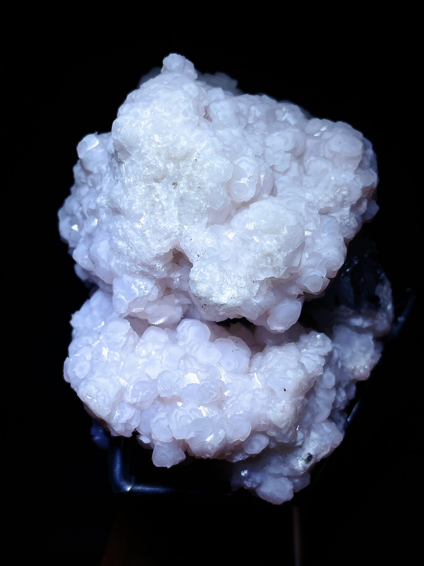 Inner Mongolia pink calcite with quartz specimen