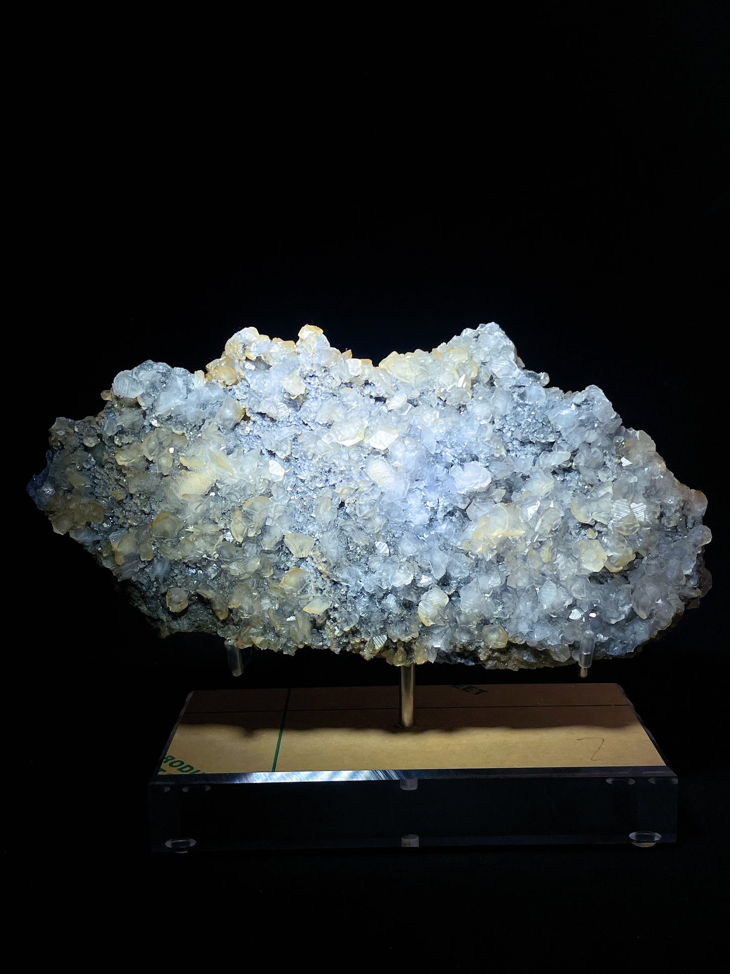 yellow calcite specimen Hubei China