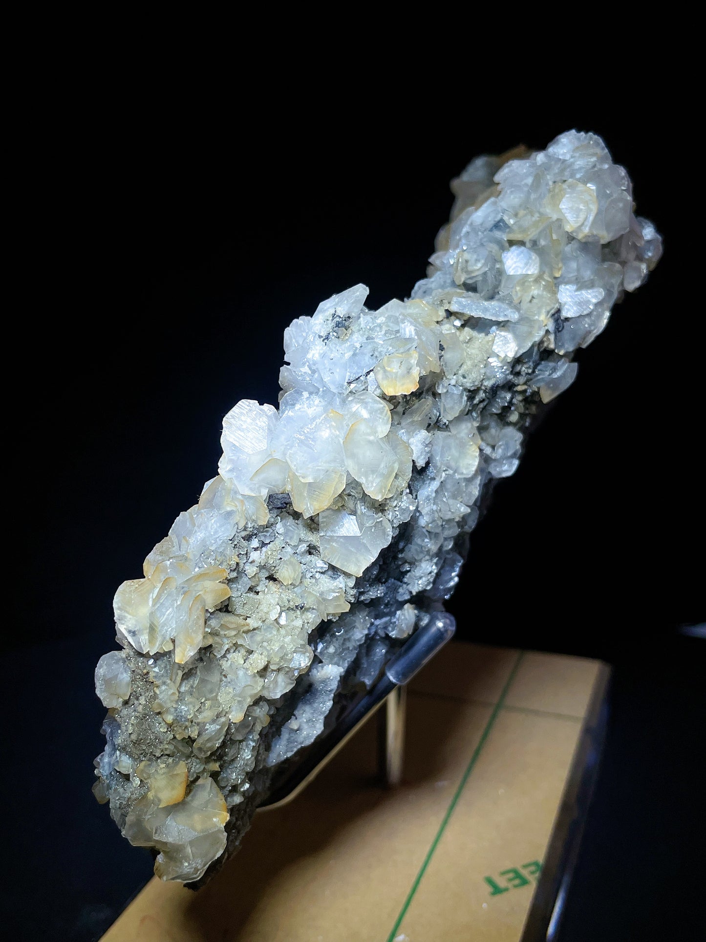 yellow calcite specimen Hubei China