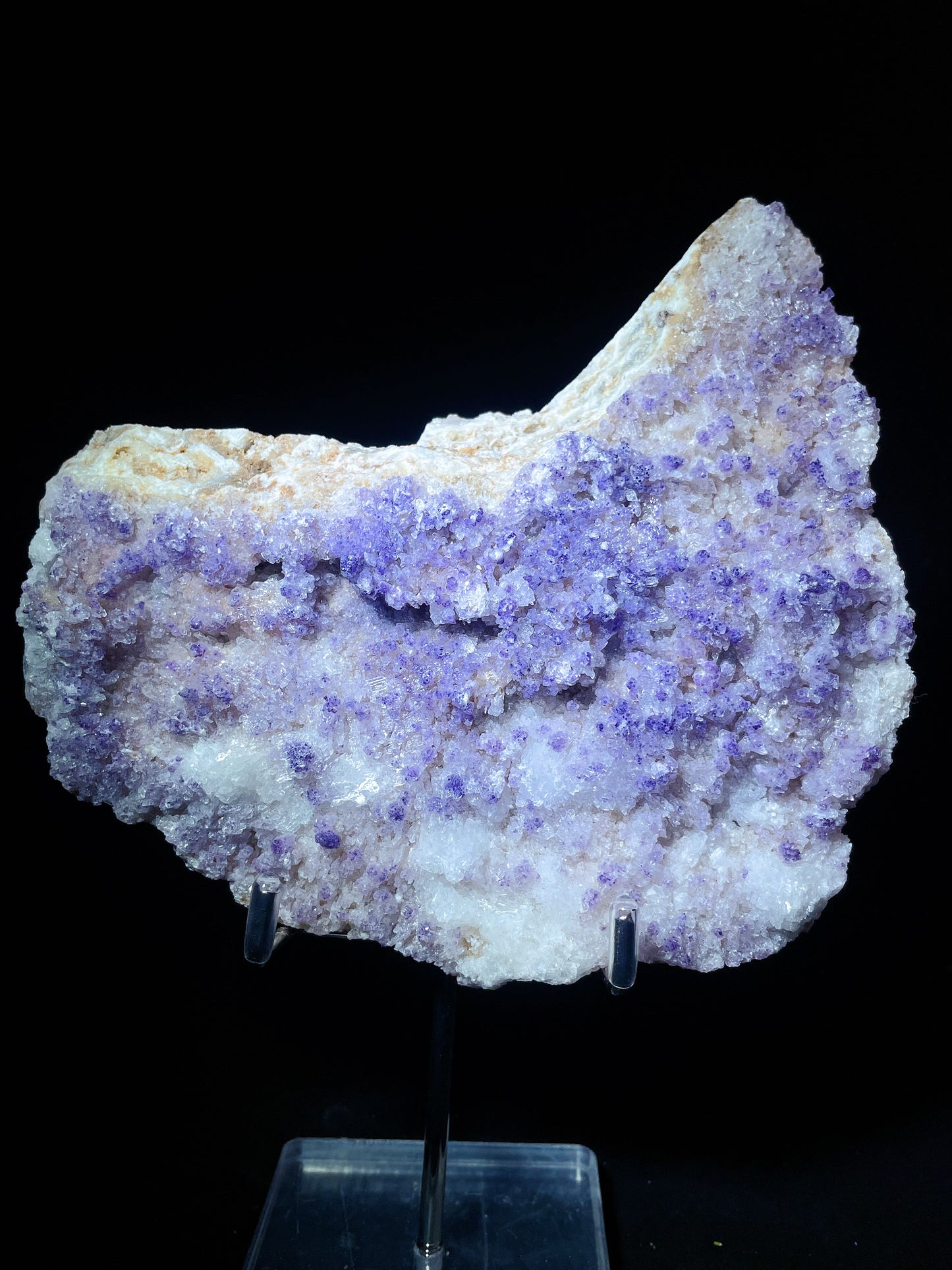 purple selenite specimen Guizhou China