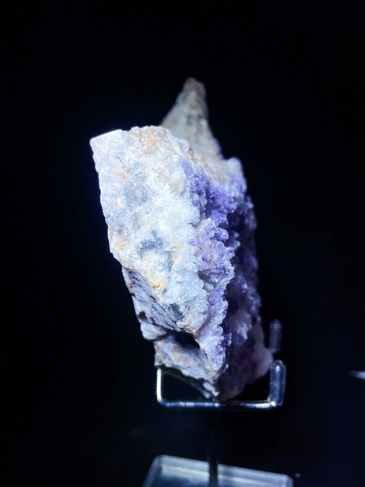 purple selenite specimen Guizhou China