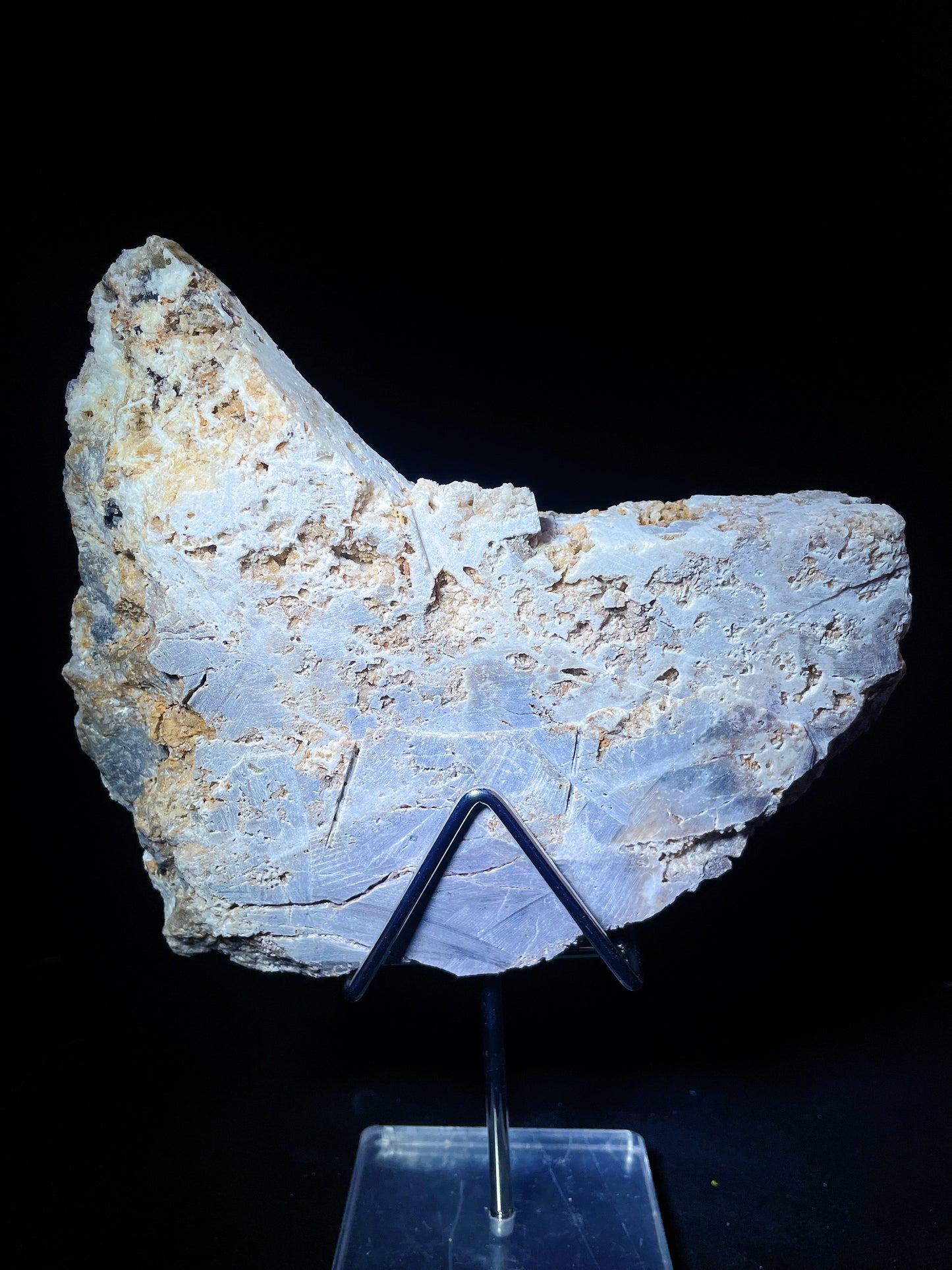 purple selenite specimen Guizhou China
